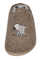 TONI PONS X SNOOPY Herrenschuhe Hausschuhe CHARLIE TAUPE
