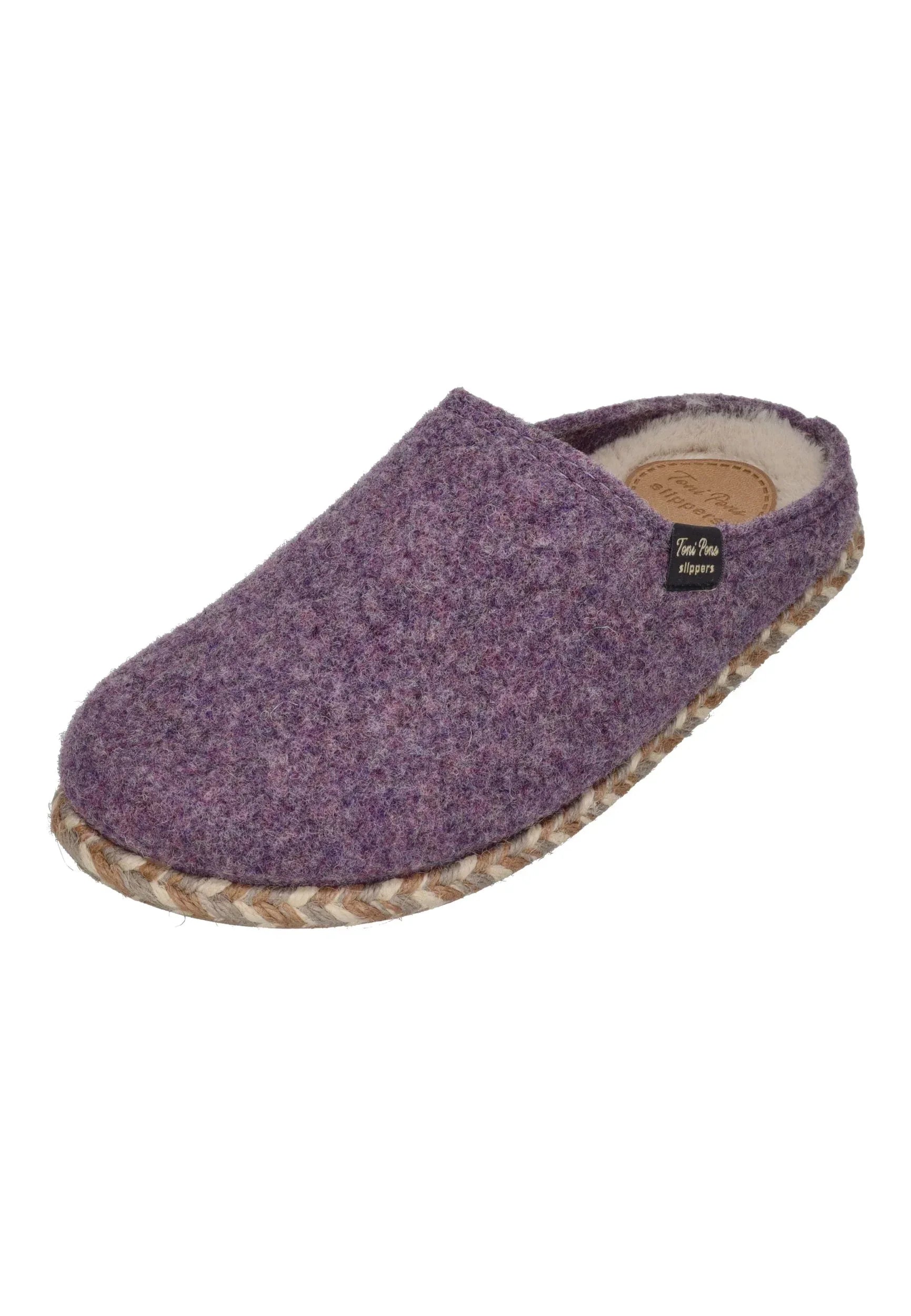 TONI PONS Damenschuhe Hausschuhe DELI-FP-MORAT – Hausschuh - Lila | Jetzt bei shoedealo.shop entdecken!