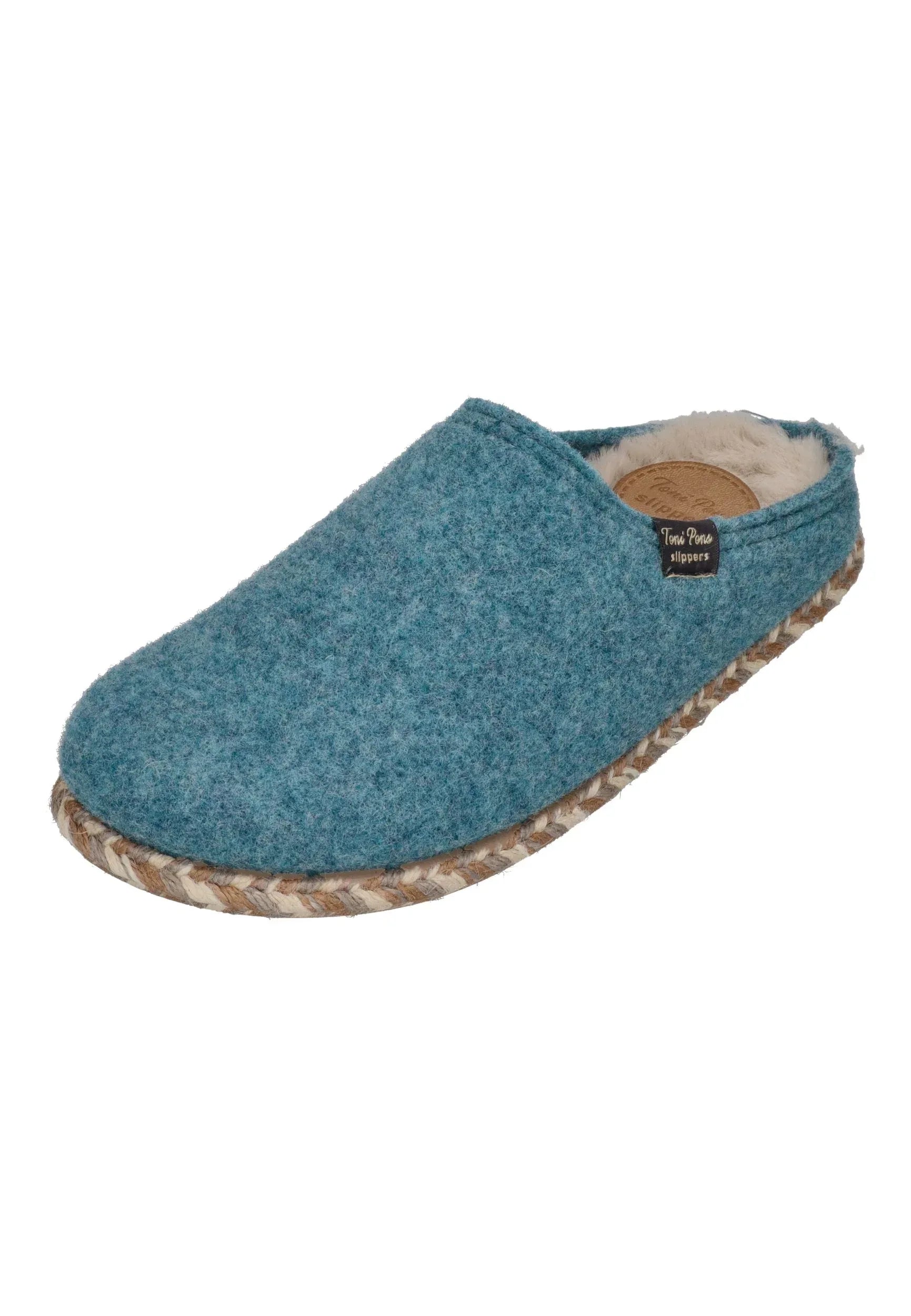 TONI PONS Damenschuhe Hausschuhe DELI-FP-TURQUES – Hausschuh - Blau | shoedealo.shop
