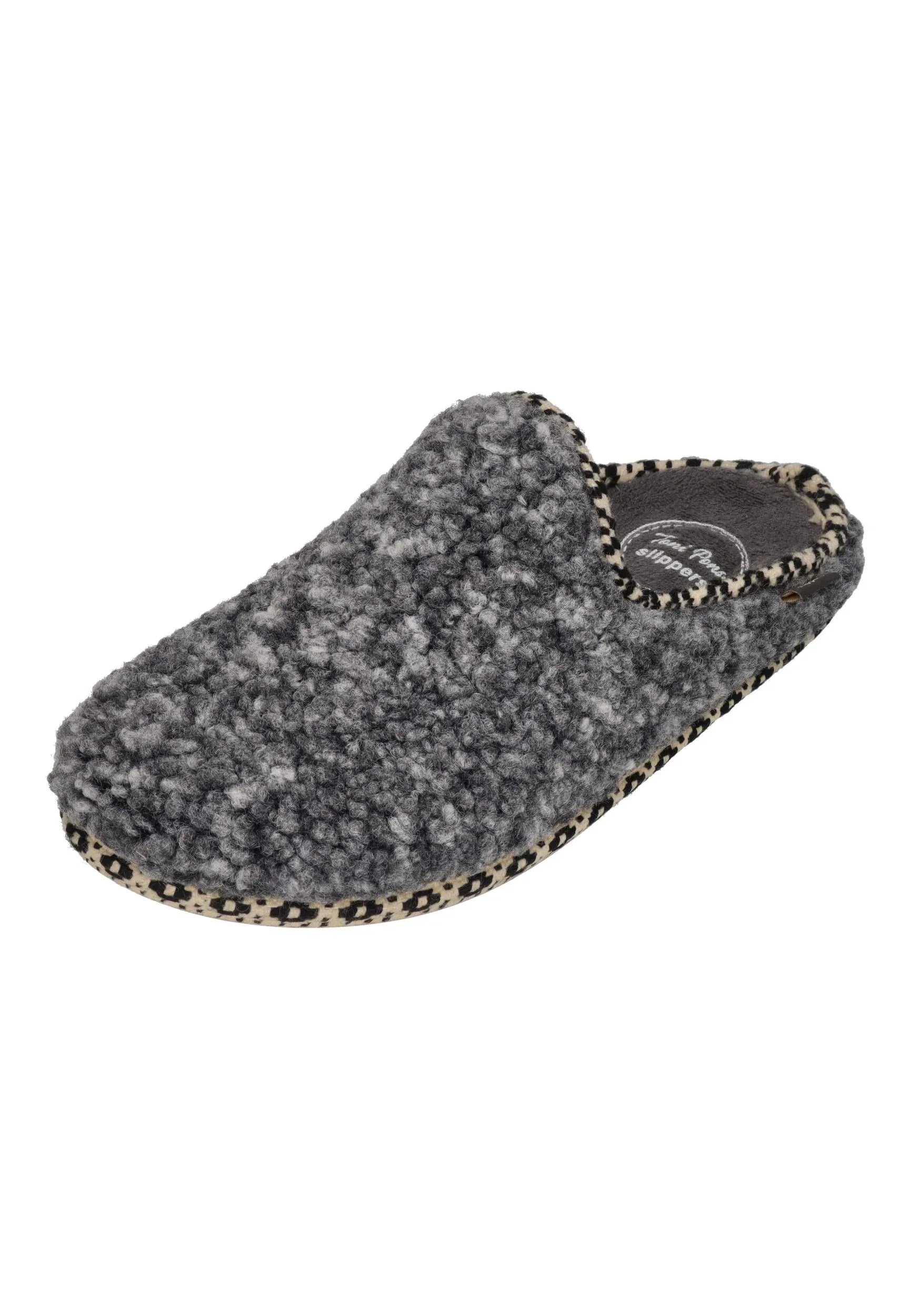 TONI PONS Damenschuhe Hausschuhe DARLA-SB-GRIS – Hausschuh - Grau | Jetzt bei shoedealo.shop entdecken!