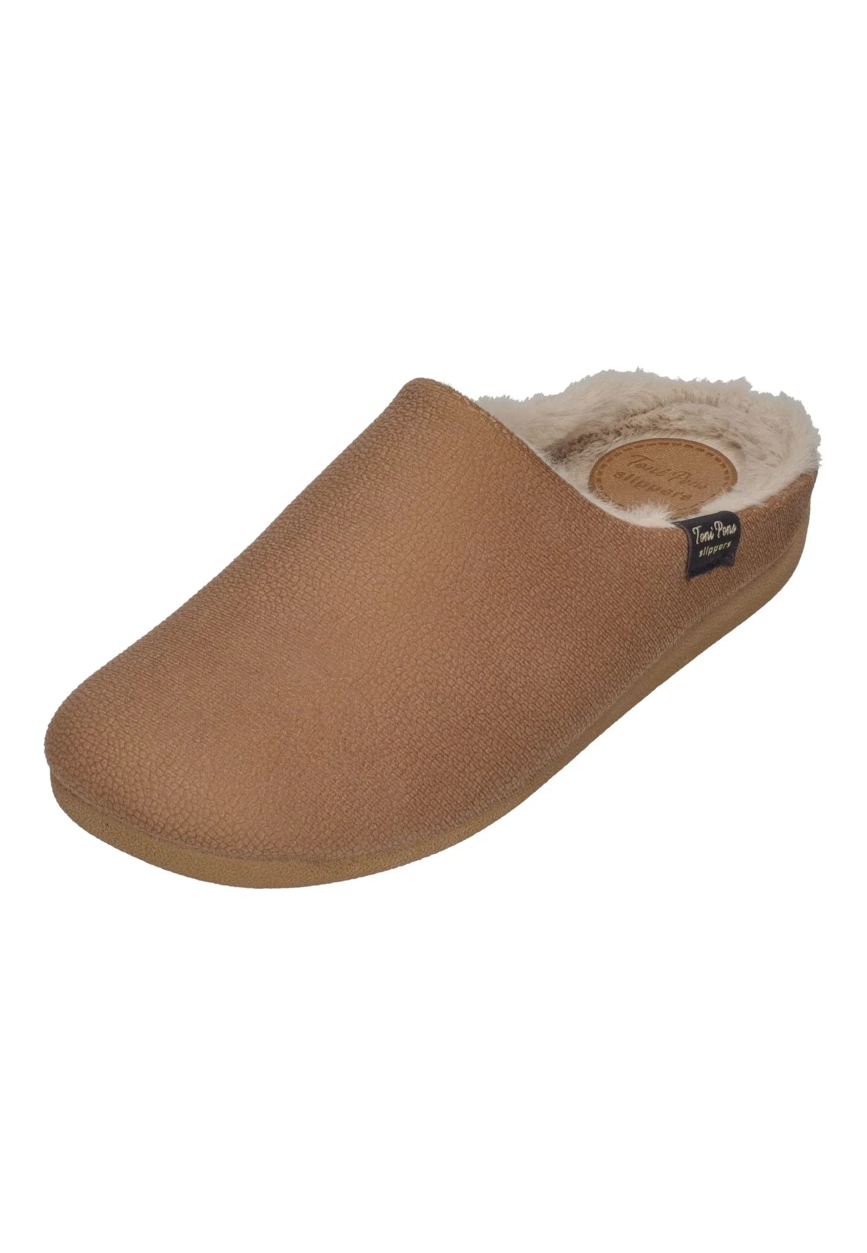 TONI PONS Damenschuhe Hausschuhe MOSUL-BD-CAMEL – Hausschuh - Braun | Jetzt bei shoedealo.shop entdecken!