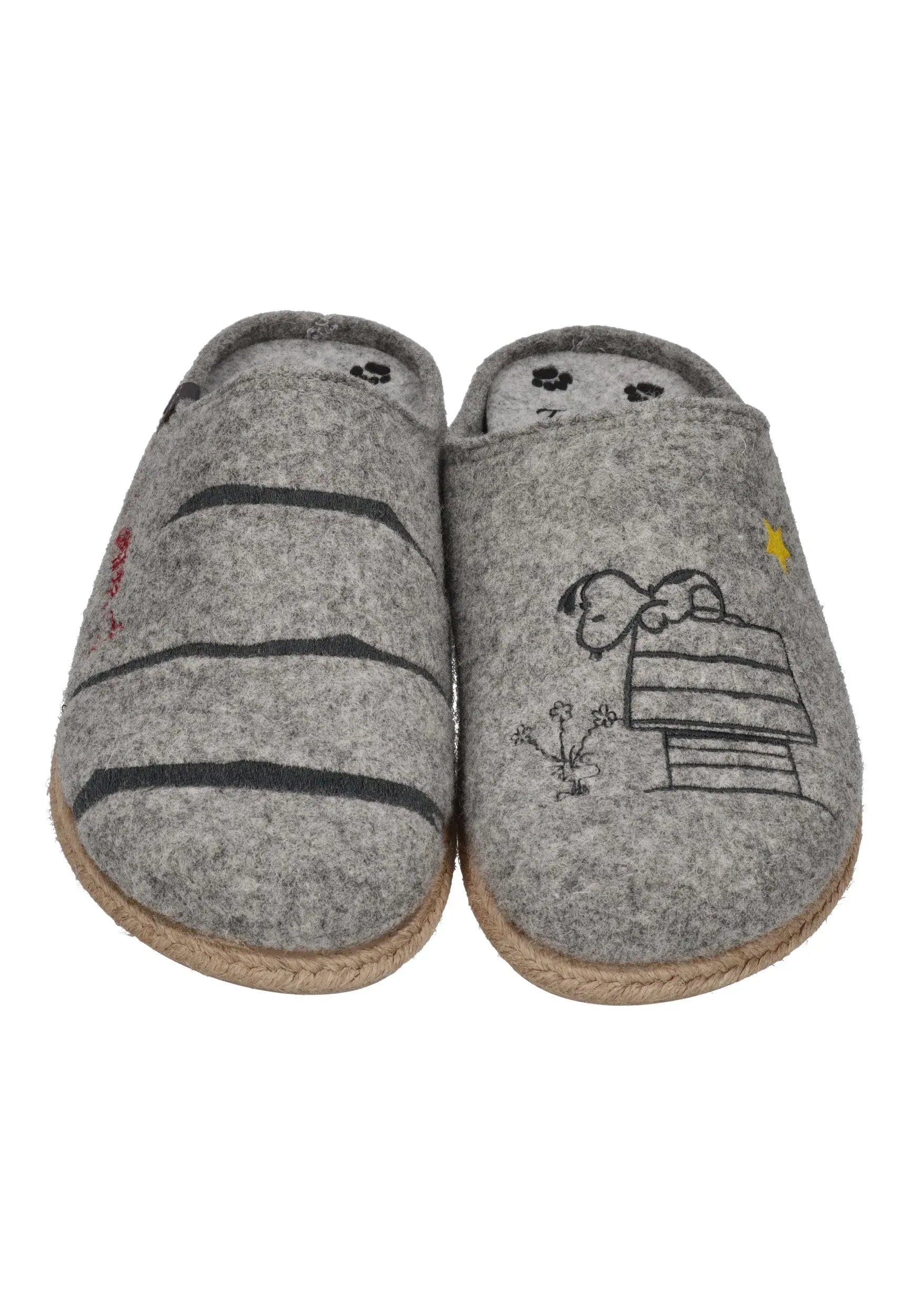 TONI PONS X SNOOPY Herrenschuhe Hausschuhe CHARLIE GRIS – Hausschuh - Grau | Jetzt bei shoedealo.shop entdecken! – Bild 6