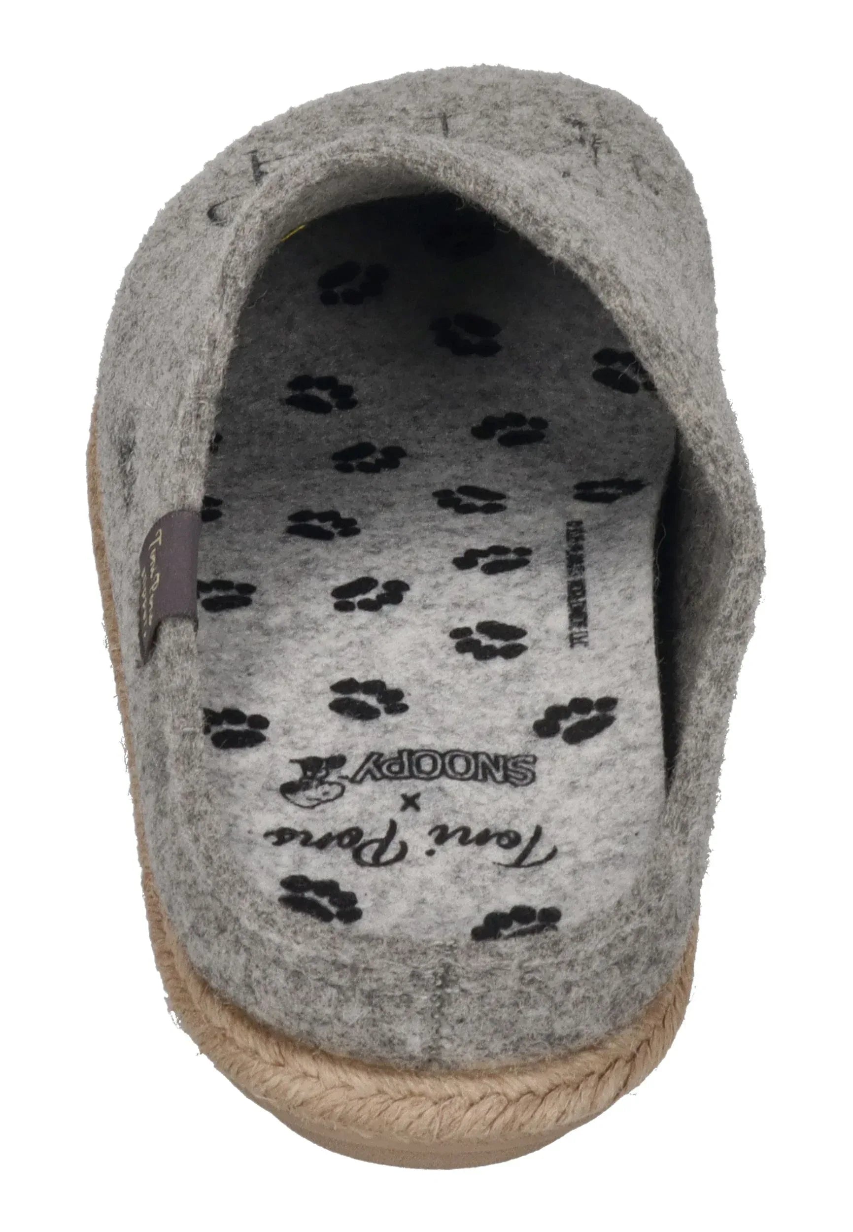 TONI PONS X SNOOPY Herrenschuhe Hausschuhe CHARLIE GRIS – Hausschuh - Grau | Jetzt bei shoedealo.shop entdecken! – Bild 5