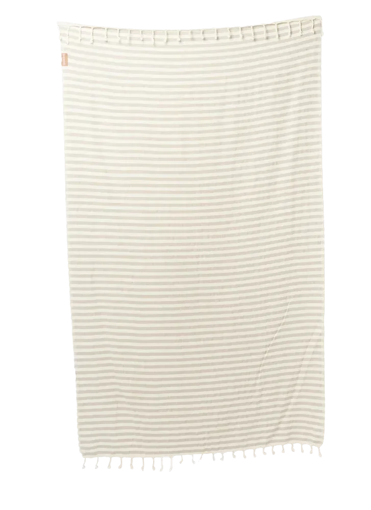 ESPADRIJ L'ORIGINALE - Strandtuch Stripes 950S - ecru sable