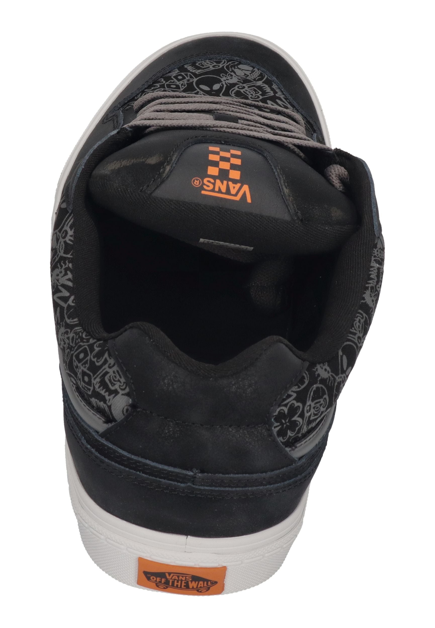 VANS Herren Sneakers CALDRONE Skate Doodle black orange