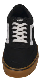 VANS in Übergrößen - BROOKLYN LS Canvas - black/gum