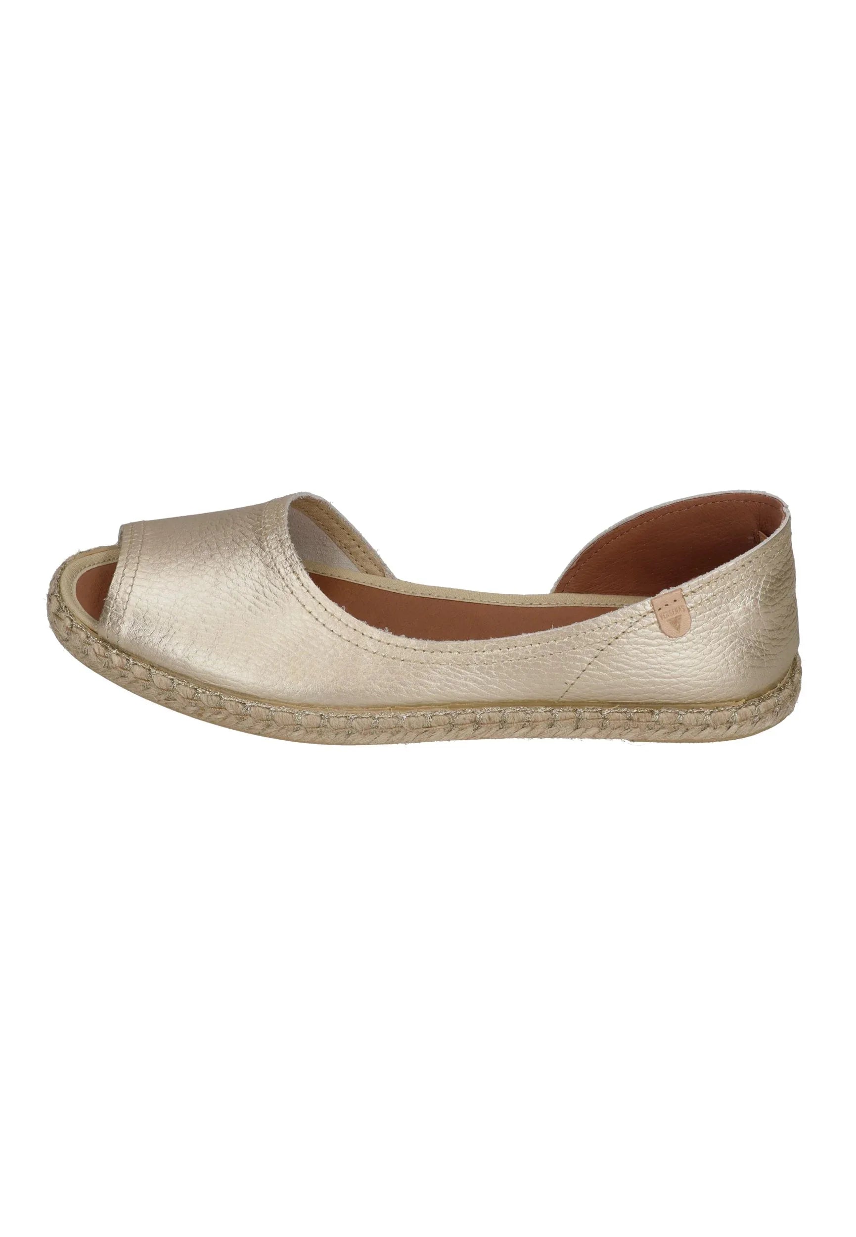 VERBENAS Damen Espadrilles CRUZ nucleo metal gal oro