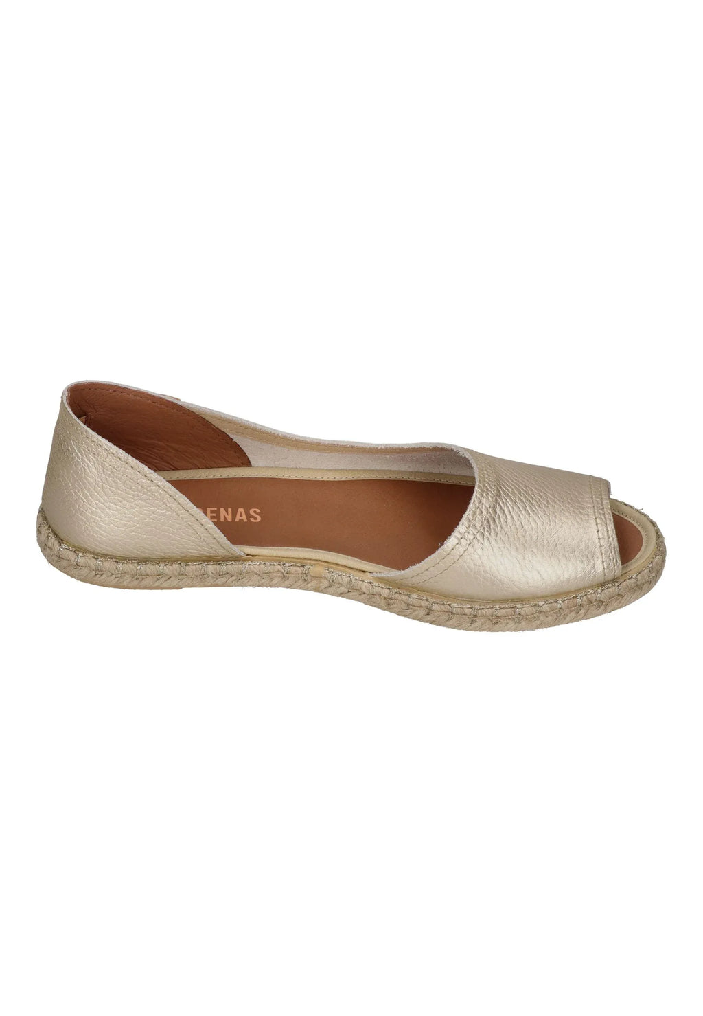 VERBENAS Damen Espadrilles CRUZ nucleo metal gal oro