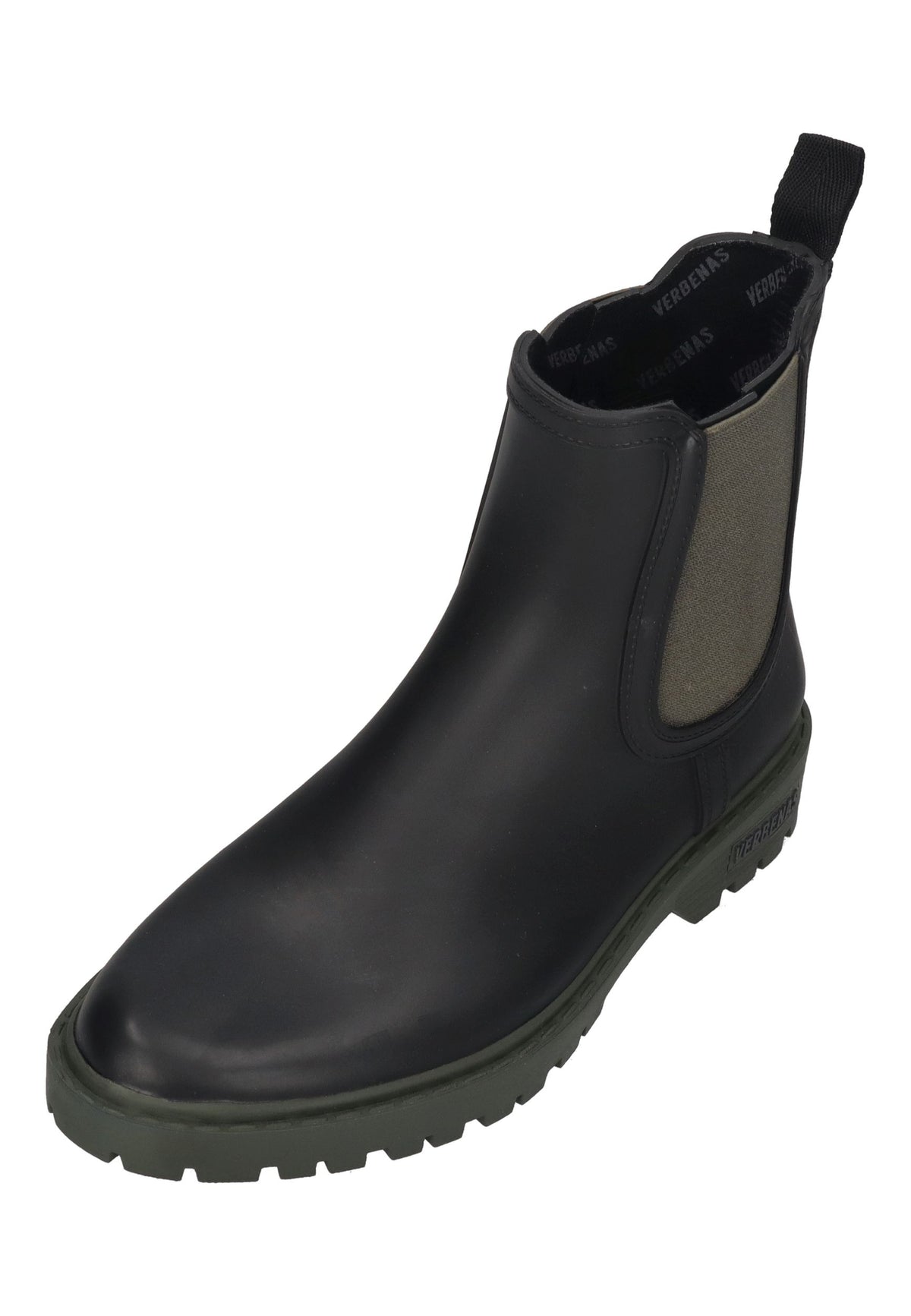 VERBENAS Damen Gummistiefel - GAUDI SMOOTH - black khaki