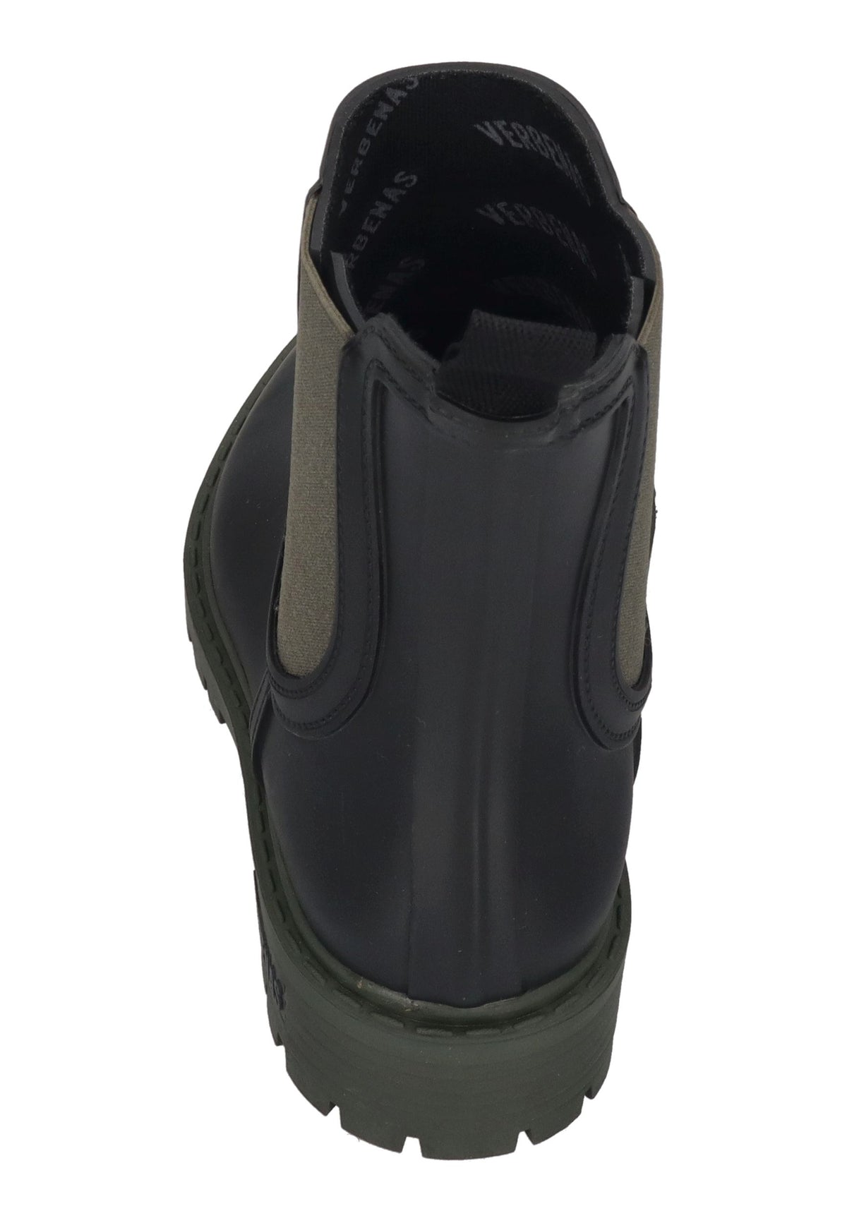 VERBENAS Damen Gummistiefel - GAUDI SMOOTH - black khaki