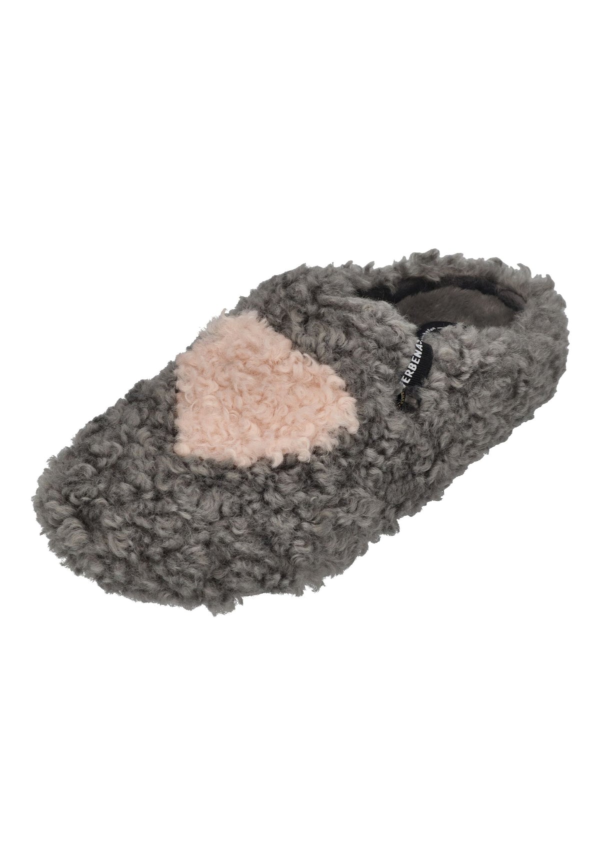 VERBENAS Damen Hausschuhe YORK CURLY VALENTINE antracita antique