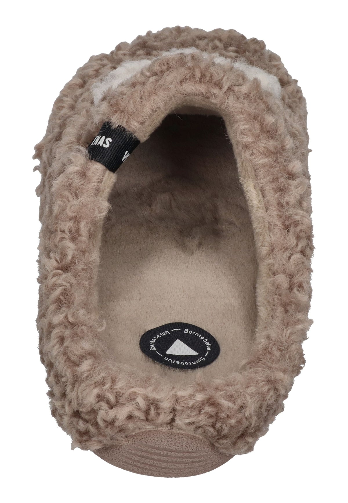 VERBENAS Damen Hausschuhe YORK CURLY VALENTINE camel crudo