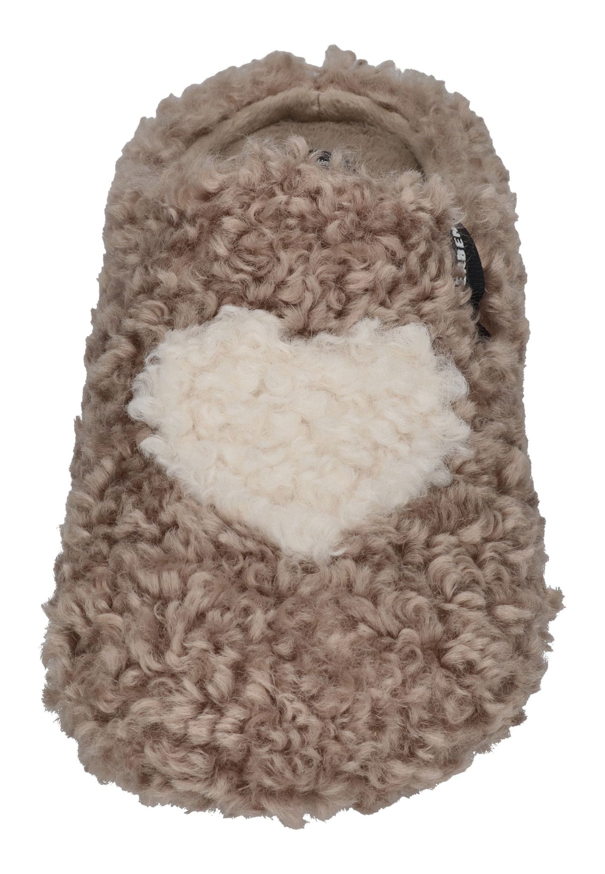VERBENAS Damen Hausschuhe YORK CURLY VALENTINE camel crudo