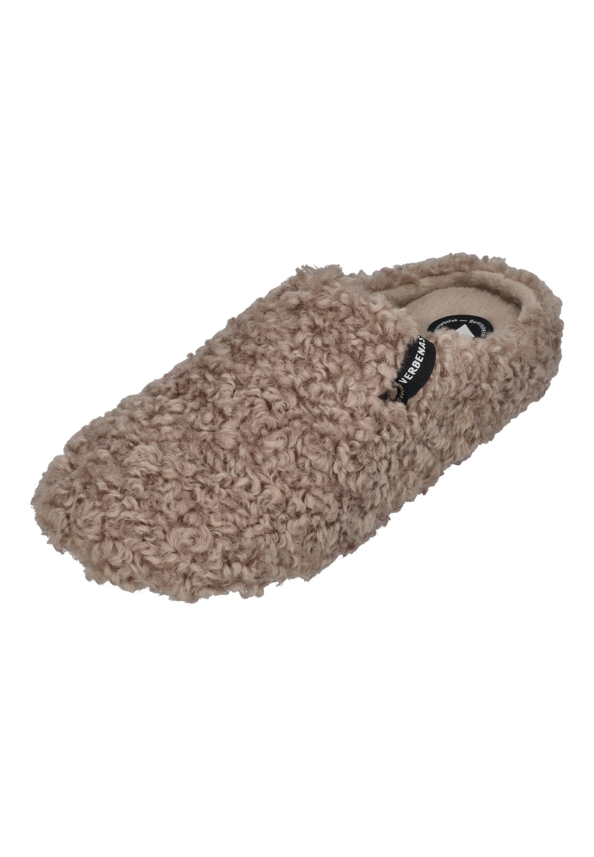 VERBENAS Damen Hausschuhe - YORK CURLY - camel