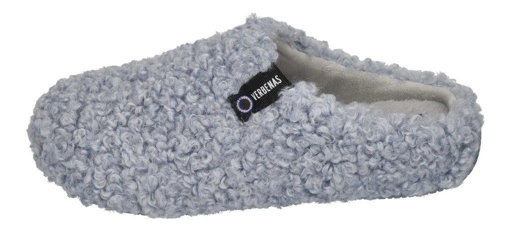 VERBENAS Damen Hausschuhe - YORK CURLY - cielo