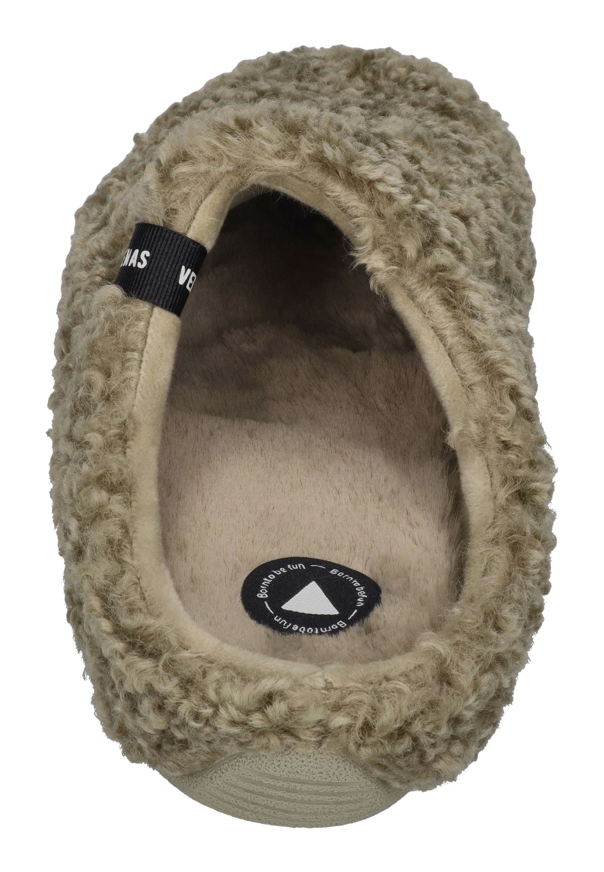 VERBENAS Damen Hausschuhe - YORK CURLY - verde