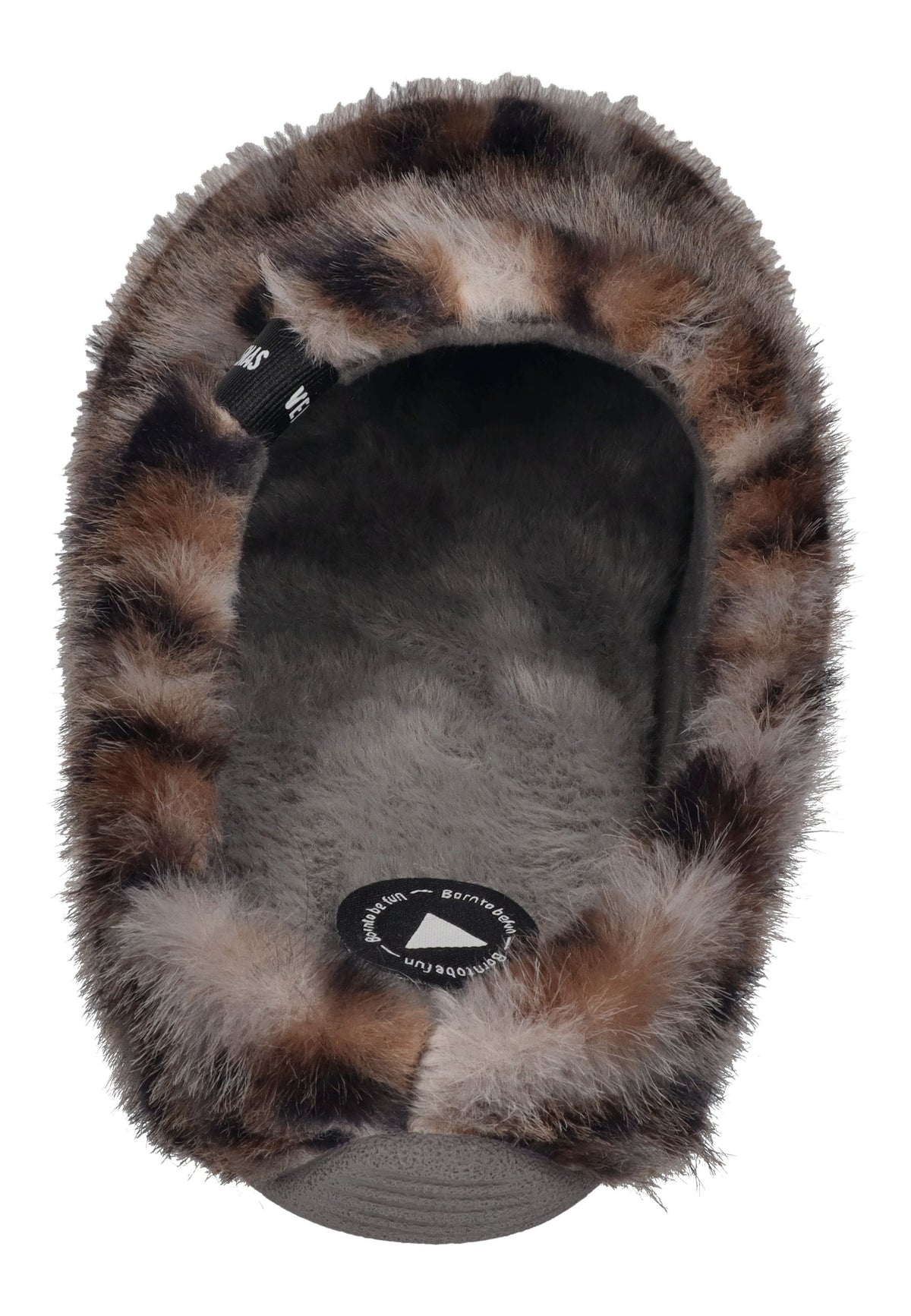 VERBENAS Damen Hausschuhe YORK FELINE gris