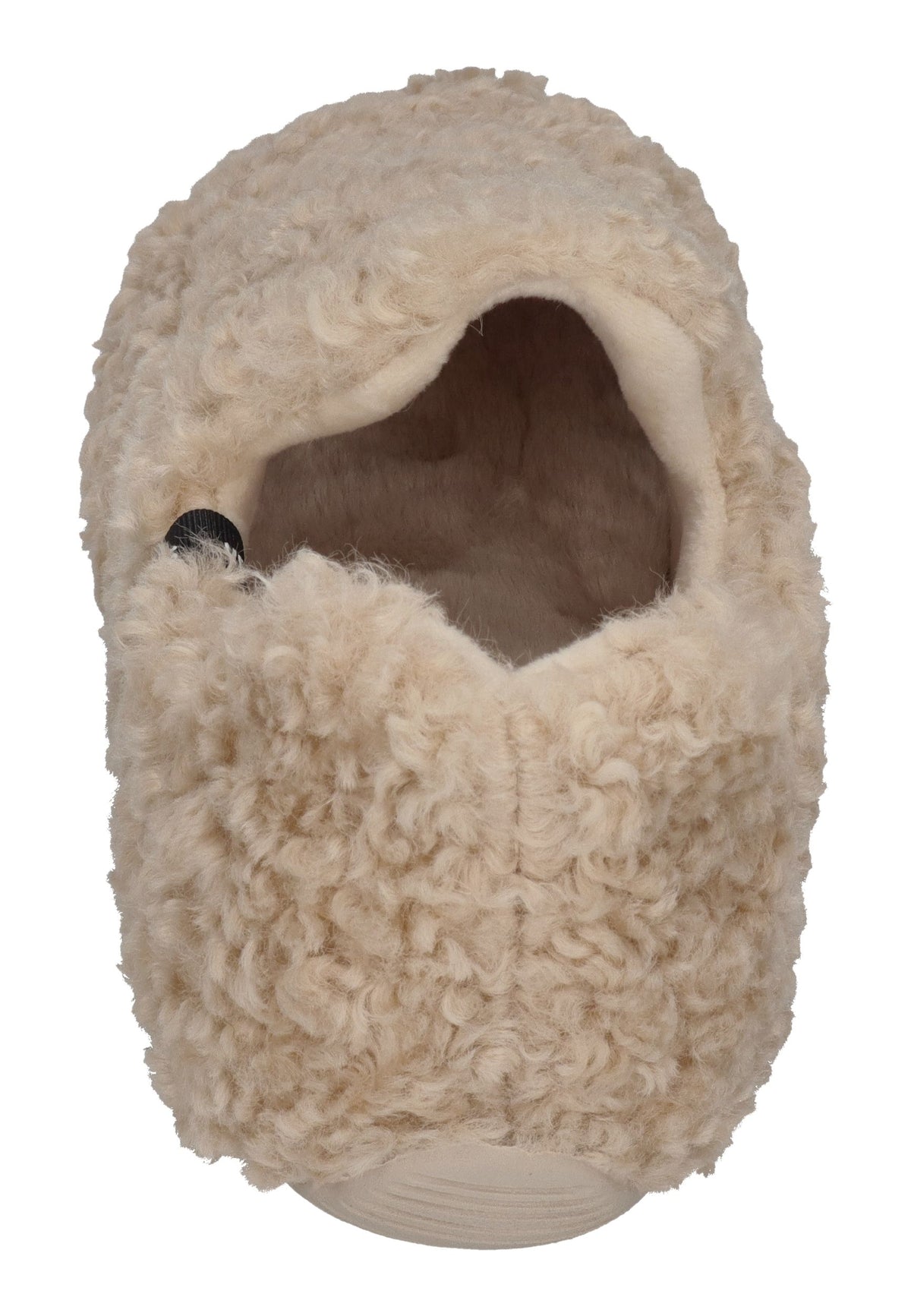 VERBENAS Damen Hausschuhe YUK CURLY beige