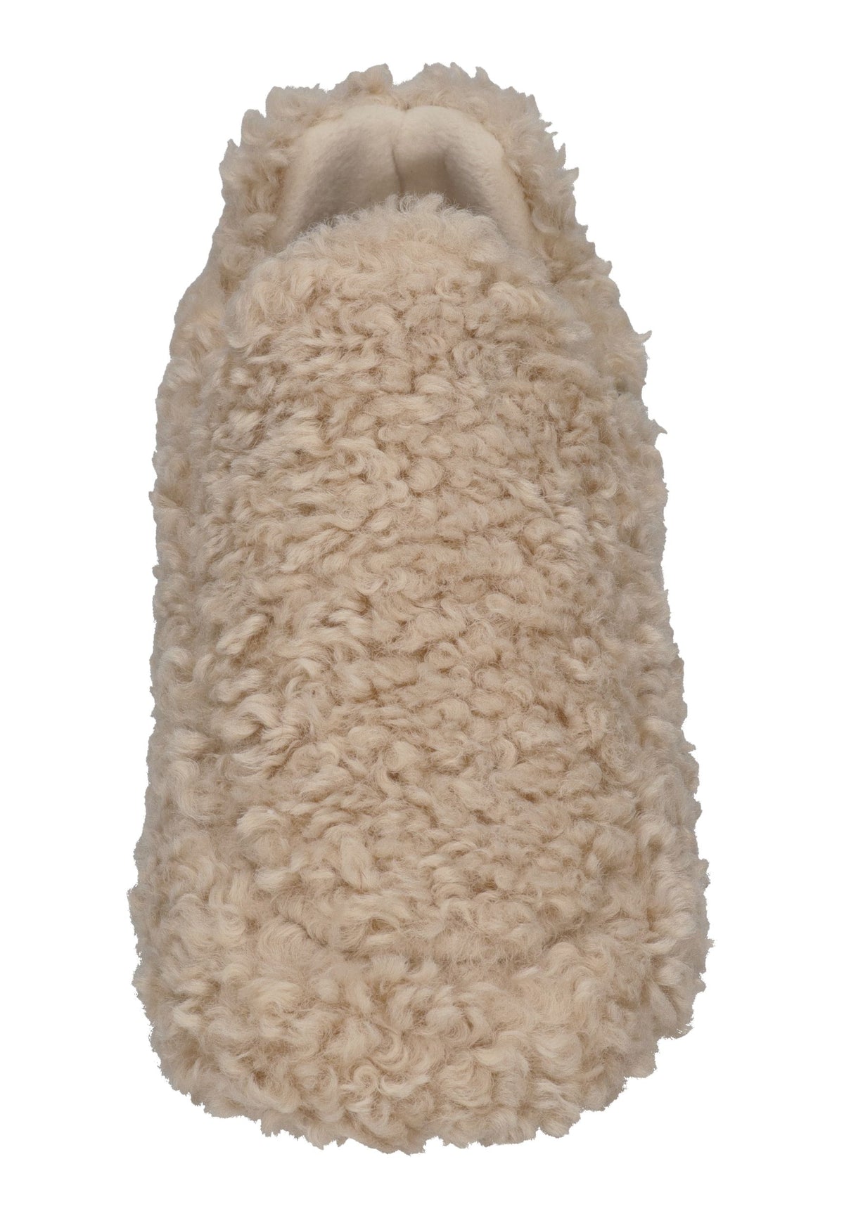 VERBENAS Damen Hausschuhe YUK CURLY beige