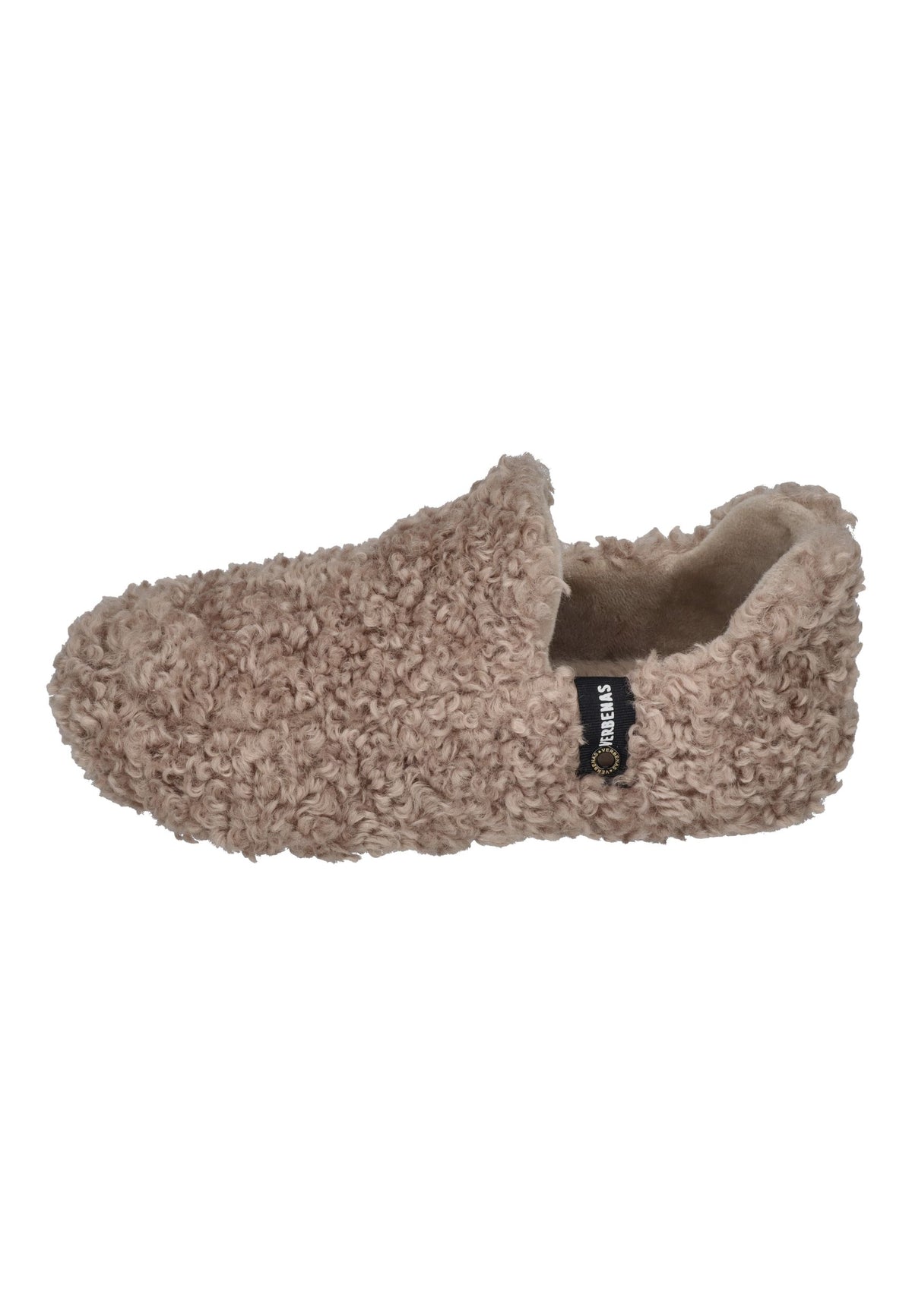 VERBENAS Damen Hausschuhe YUK CURLY camel