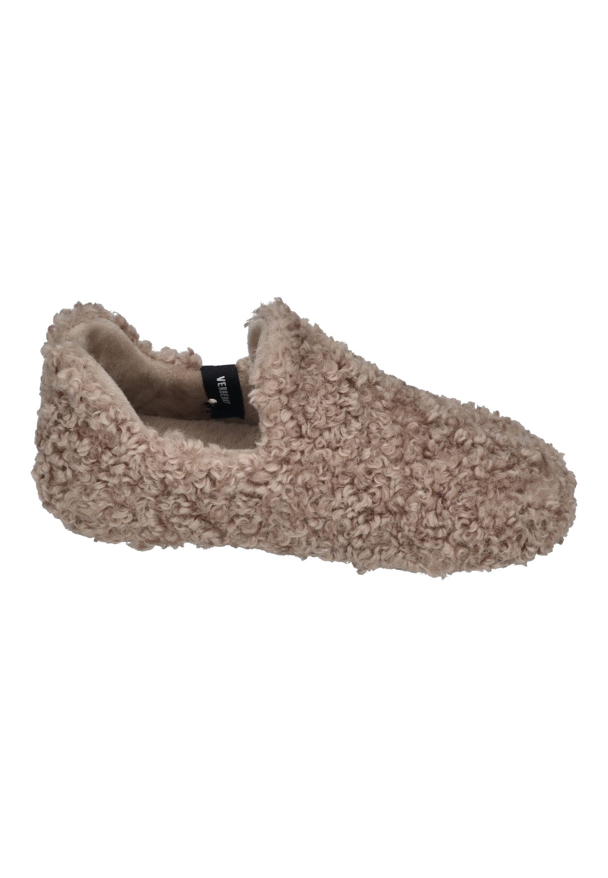 VERBENAS Damen Hausschuhe YUK CURLY camel