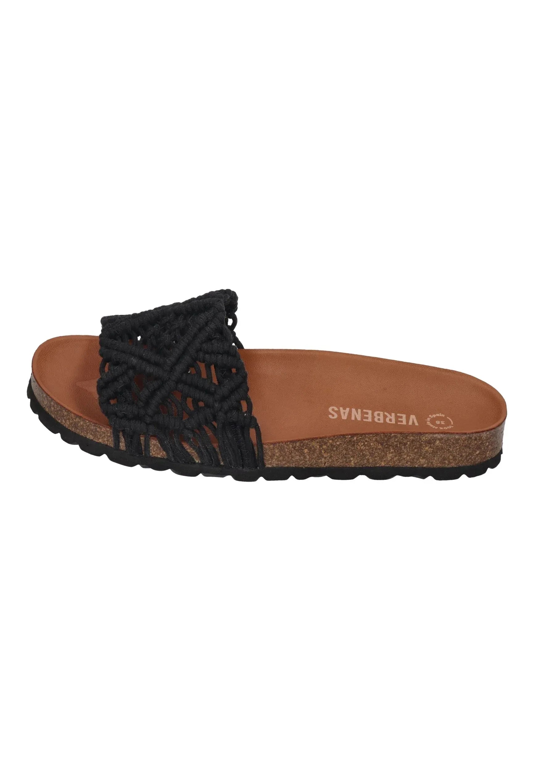 VERBENAS Damen Pantoletten RAGA KNOTS negro – Pantoletten - Schwarz | shoedealo.shop – Bild 2