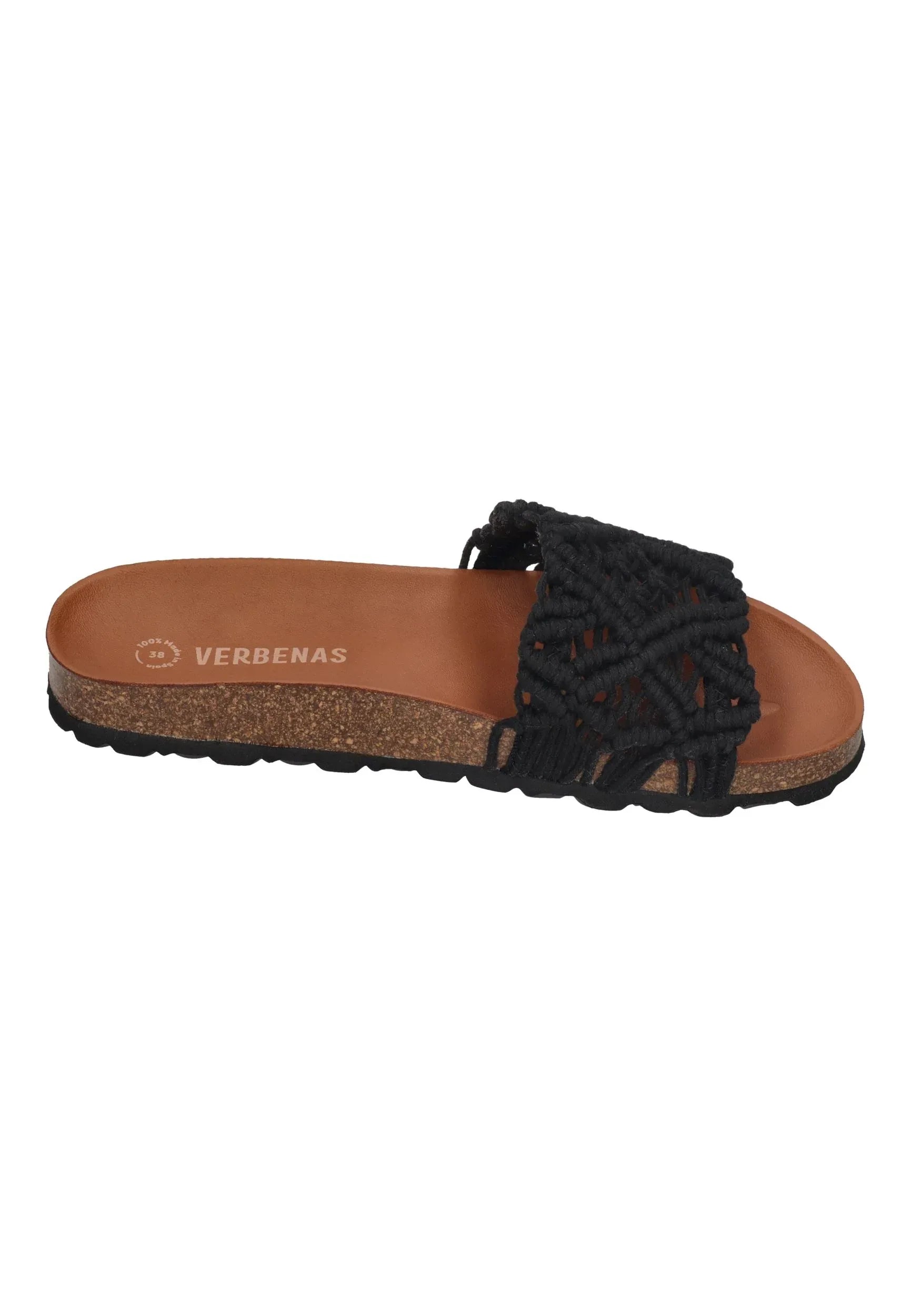 VERBENAS Damen Pantoletten RAGA KNOTS negro – Pantoletten - Schwarz | shoedealo.shop – Bild 4