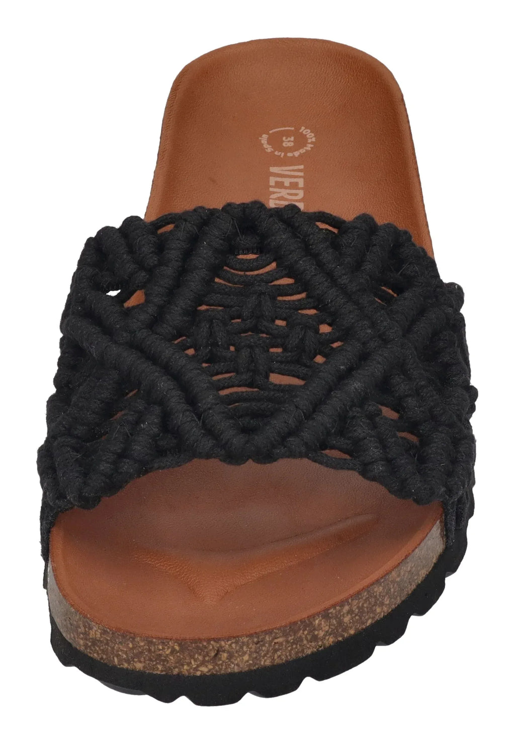 VERBENAS Damen Pantoletten RAGA KNOTS negro – Pantoletten - Schwarz | shoedealo.shop – Bild 3
