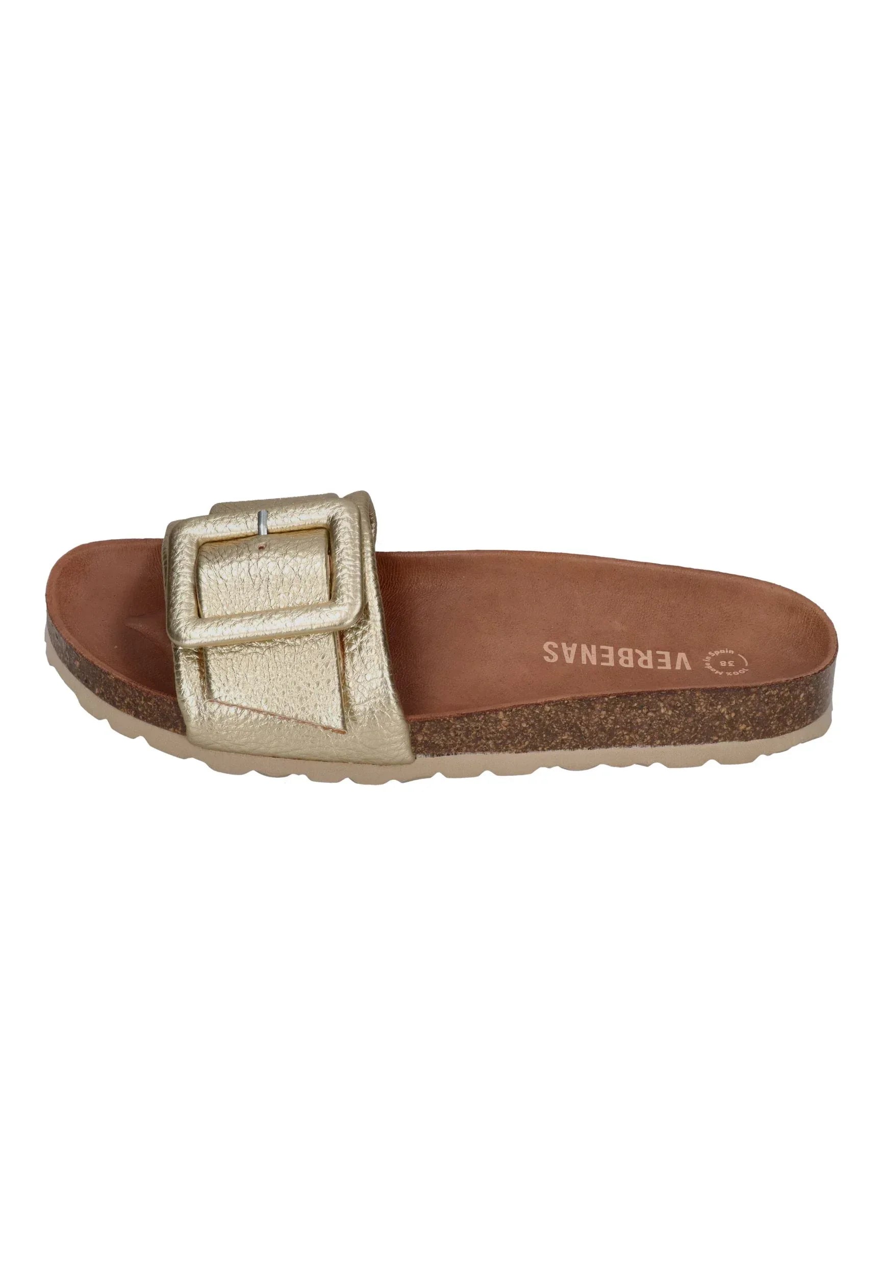 VERBENAS Damen Pantoletten REIKO elephant oro – Pantoletten - Gold | shoedealo.shop – Bild 2