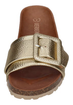 VERBENAS Damen Pantoletten REIKO elephant oro – Pantoletten - Gold | shoedealo.shop – Bild 3