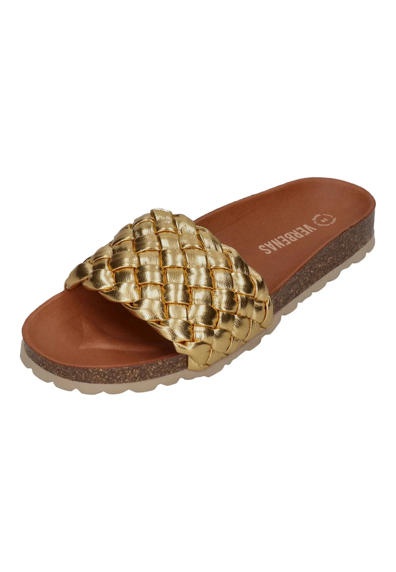 Verbenas - RICA trenza soft metal | Pantoletten | Nur bei shoedealo.shop, deinem Onlineshop für Schuhe mit Stil.