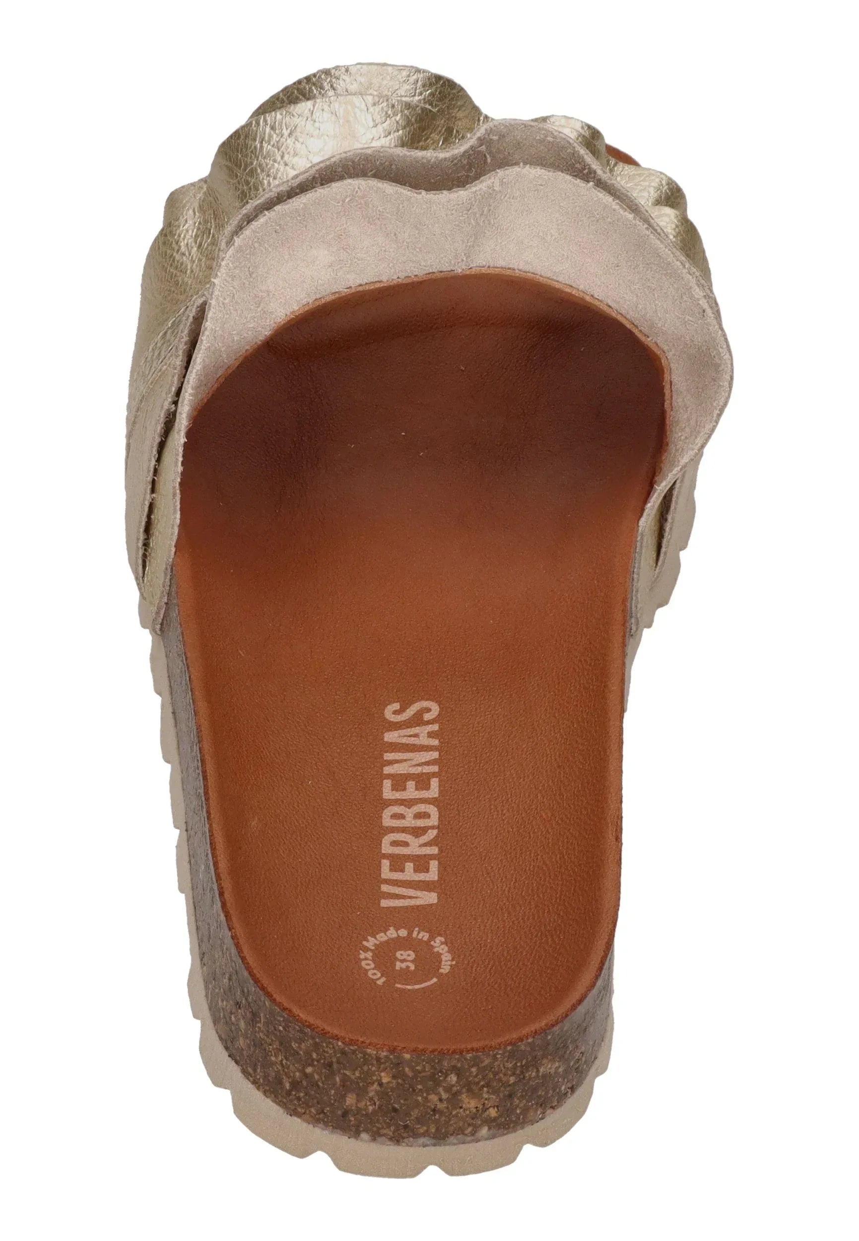 VERBENAS Damen Pantoletten ROCIO nucleo metal volante oro – Pantoletten - Gold | shoedealo.shop – Bild 5