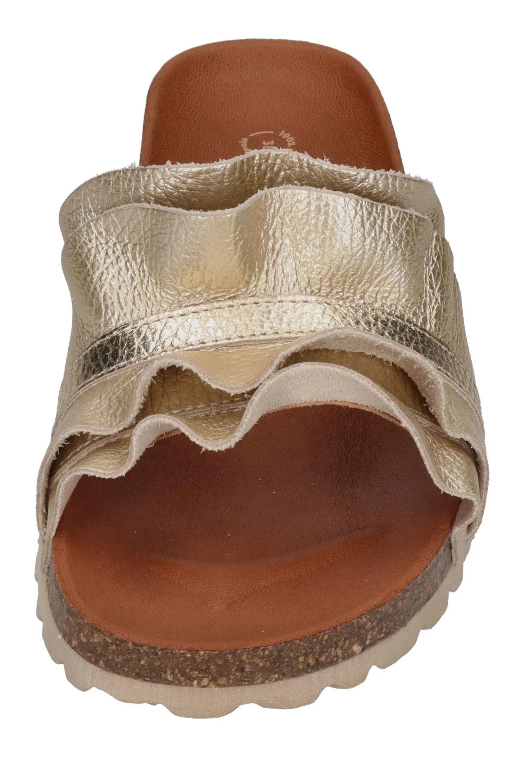 VERBENAS Damen Pantoletten ROCIO nucleo metal volante oro – Pantoletten - Gold | shoedealo.shop – Bild 3