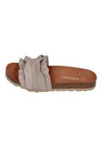 VERBENAS Damen Pantoletten ROCIO serraje volante perla – Pantoletten - Grau | shoedealo.shop – Bild 4