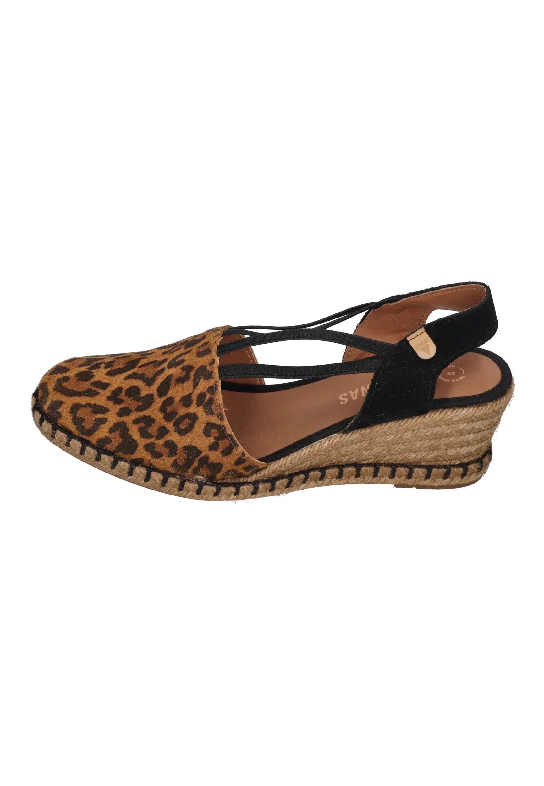 VERBENAS Damen Sandalette MAIKA leo serraje bronze negro