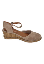 VERBENAS Damen Sandalette MALENA serraje tan piedra