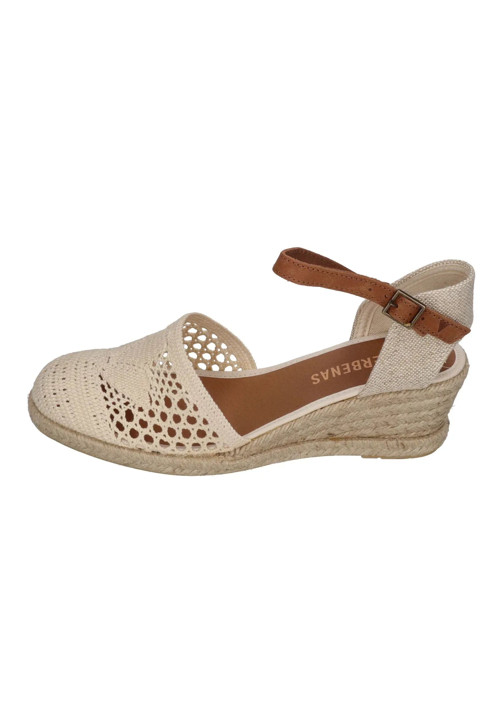 VERBENAS Damenschuhe Sandalette MALENA crochet lino - crudo – Sandalette | shoedealo.shop – Bild 2
