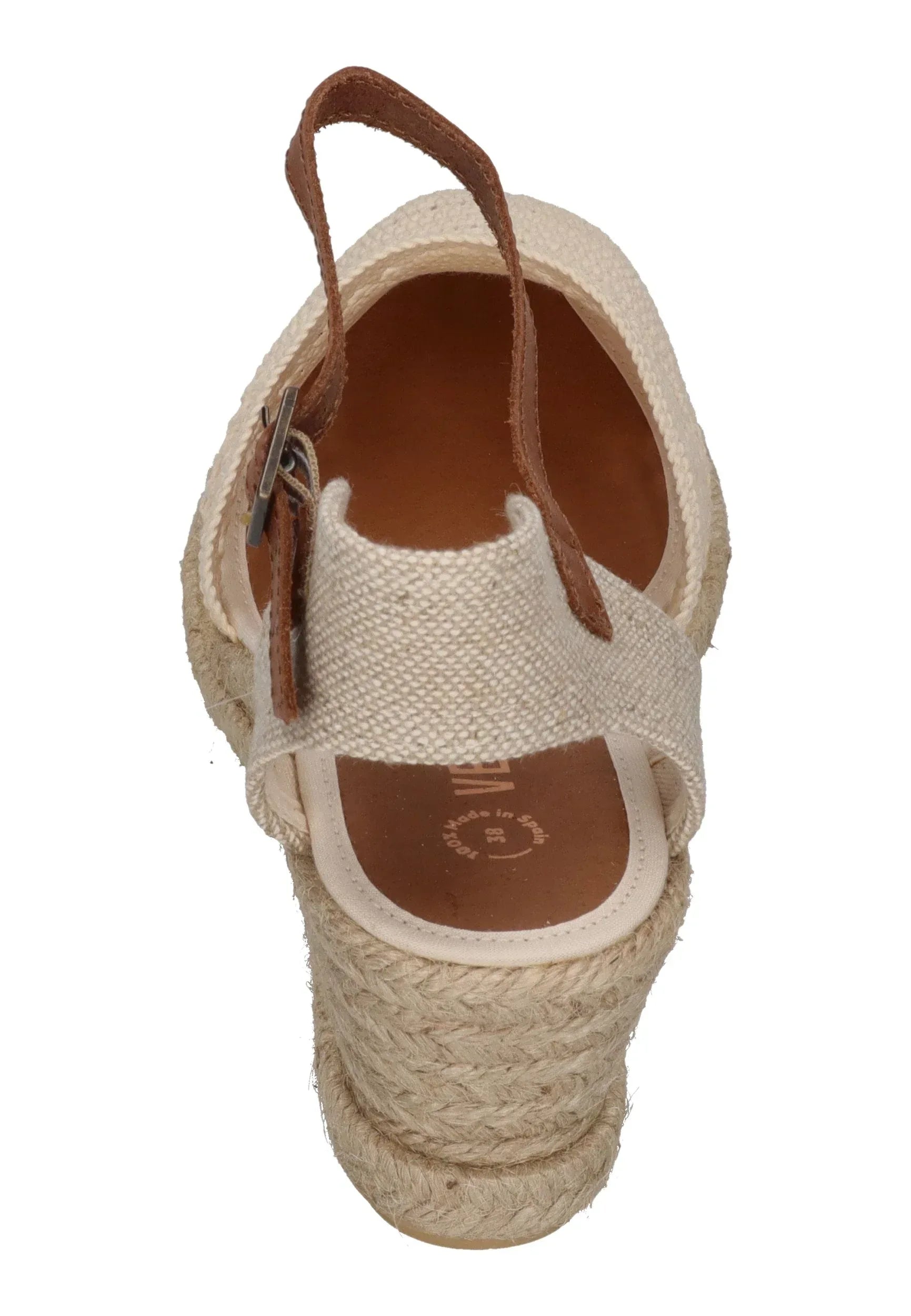 VERBENAS Damenschuhe Sandalette MALENA crochet lino - crudo – Sandalette | shoedealo.shop – Bild 5