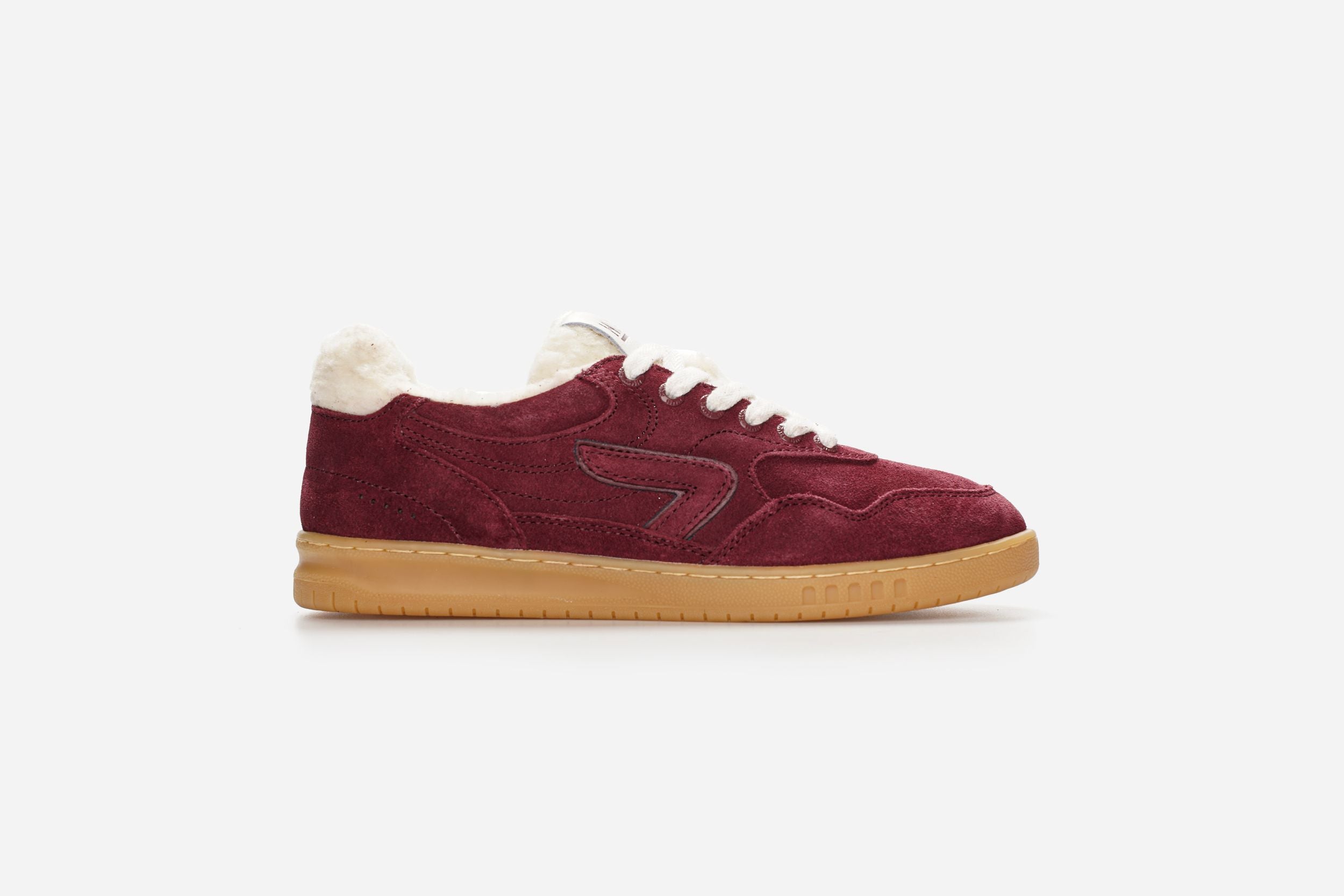 HUB FOOTWEAR Damen Sneakers VANCOUVER wool dark burgundy