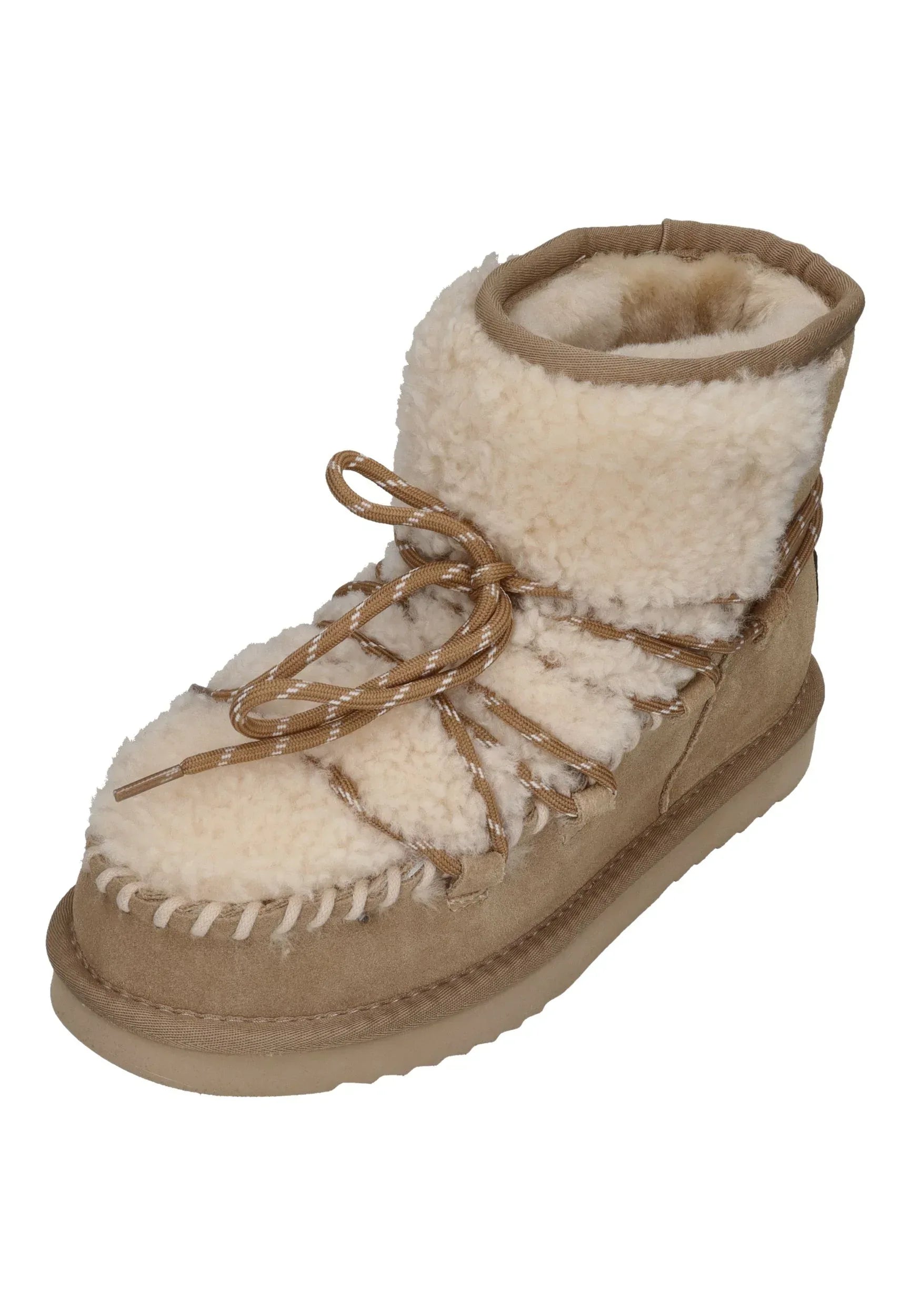 WARMBAT Damen Winterstiefel Booties KALBARRI ecru