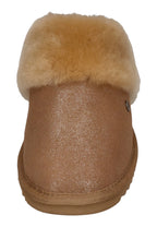 WARMBAT Damenschuhe Hausschuhe COLLIE PRINT METALLIC gold