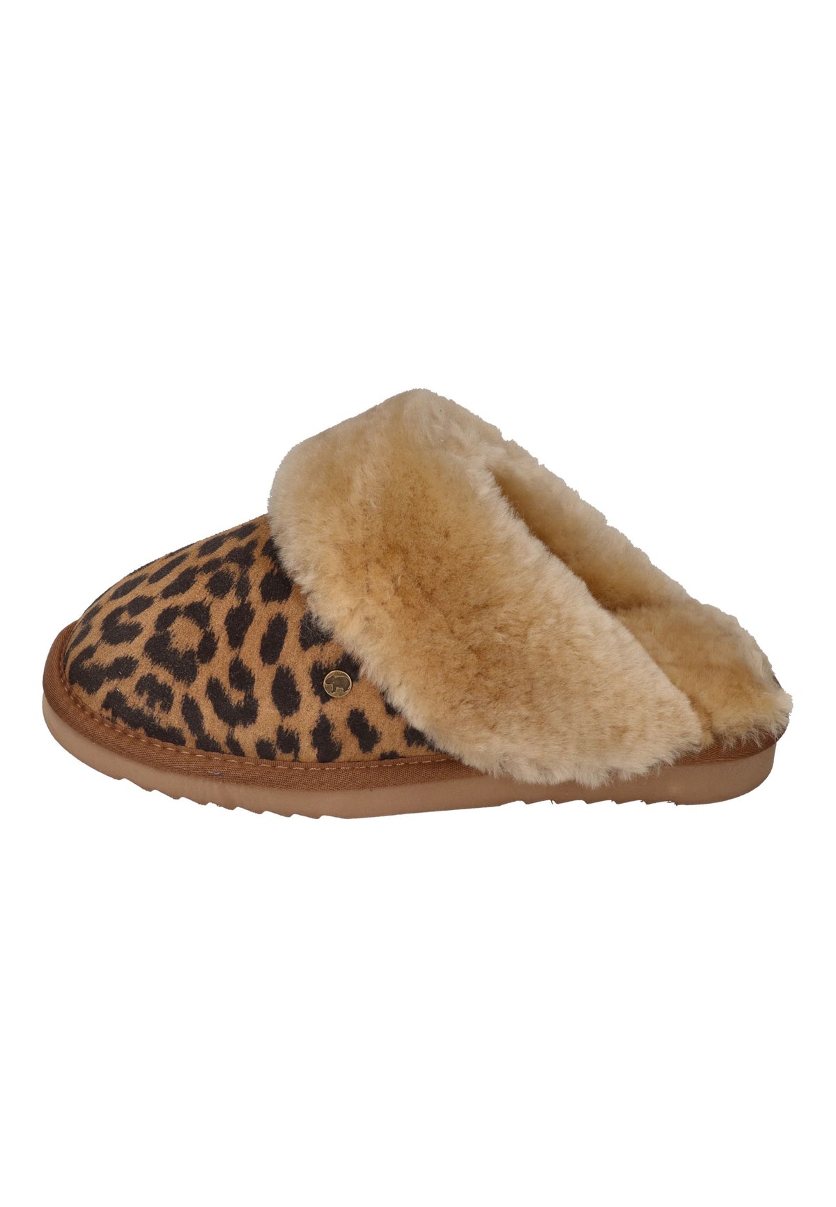 WARMBAT Damen Hausschuh COLLIE PRINT PANTHER chestnut