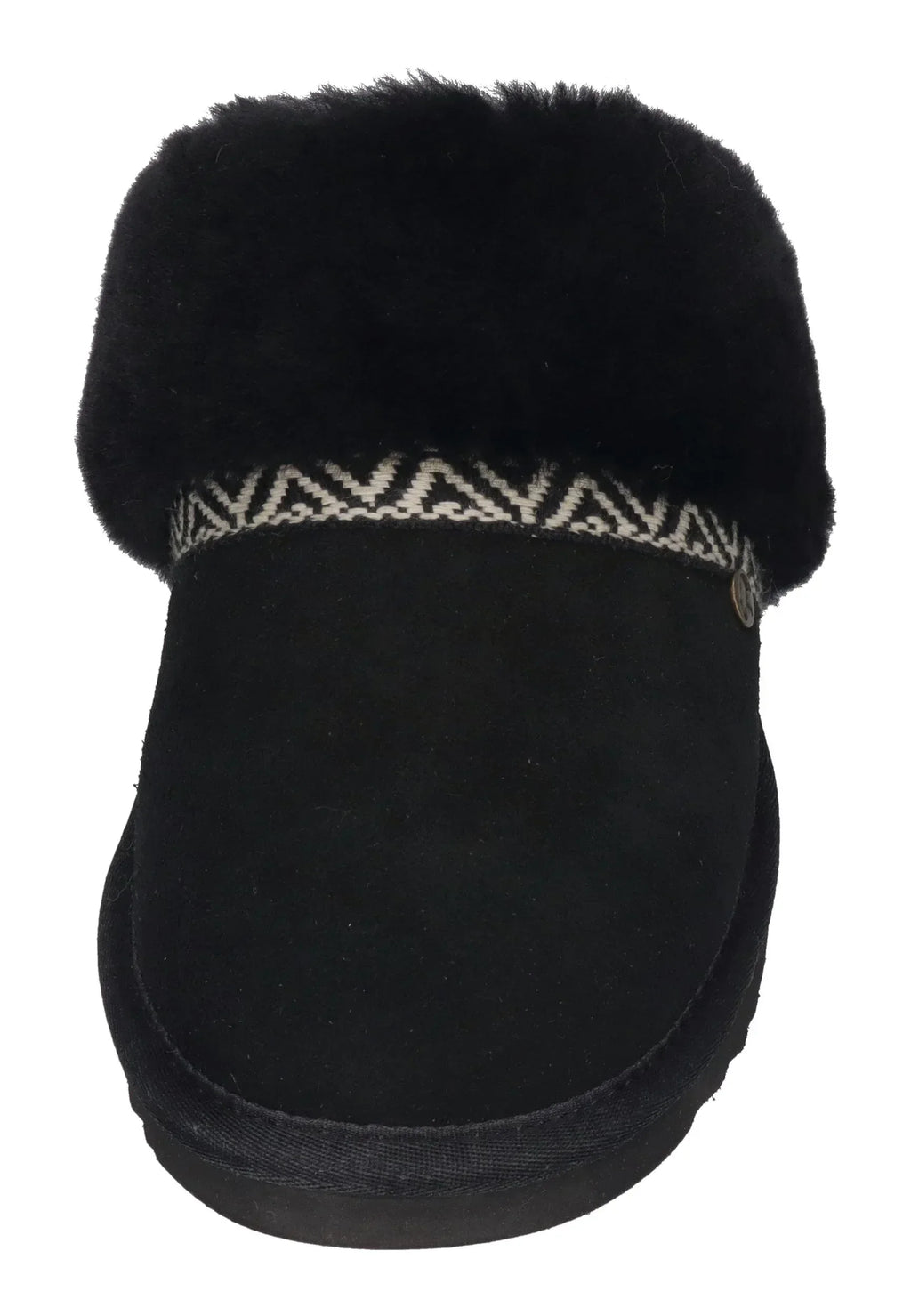 WARMBAT Damenschuhe Hausschuhe FLURRY SUEDE TAPE black