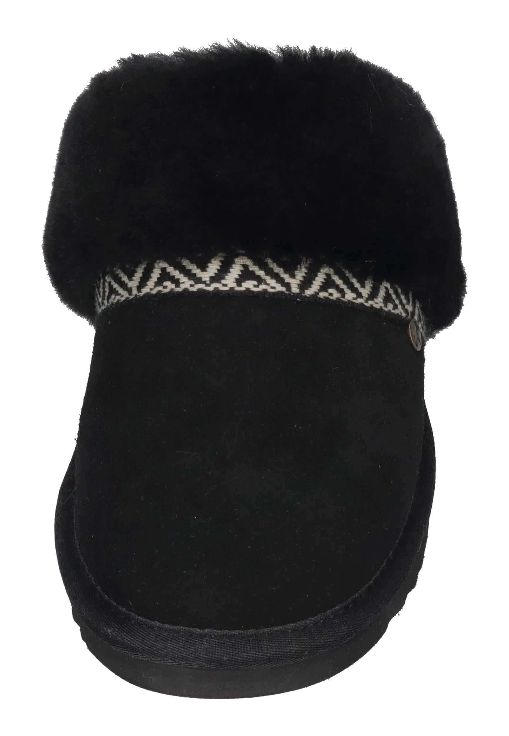 WARMBAT Damenschuhe Hausschuhe FLURRY SUEDE TAPE black