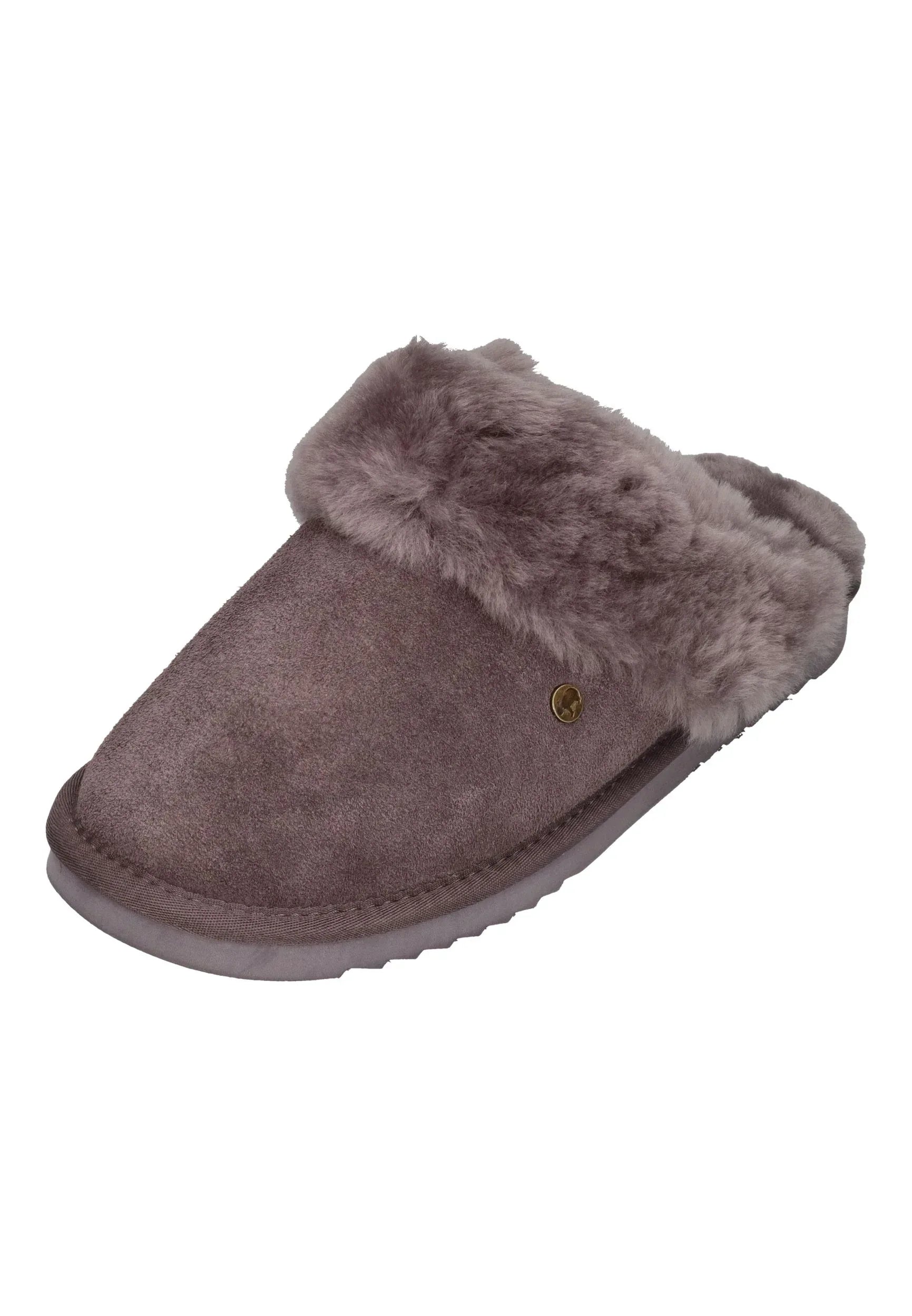 WARMBAT Damen Hausschuhe FLURRY SUEDE plum