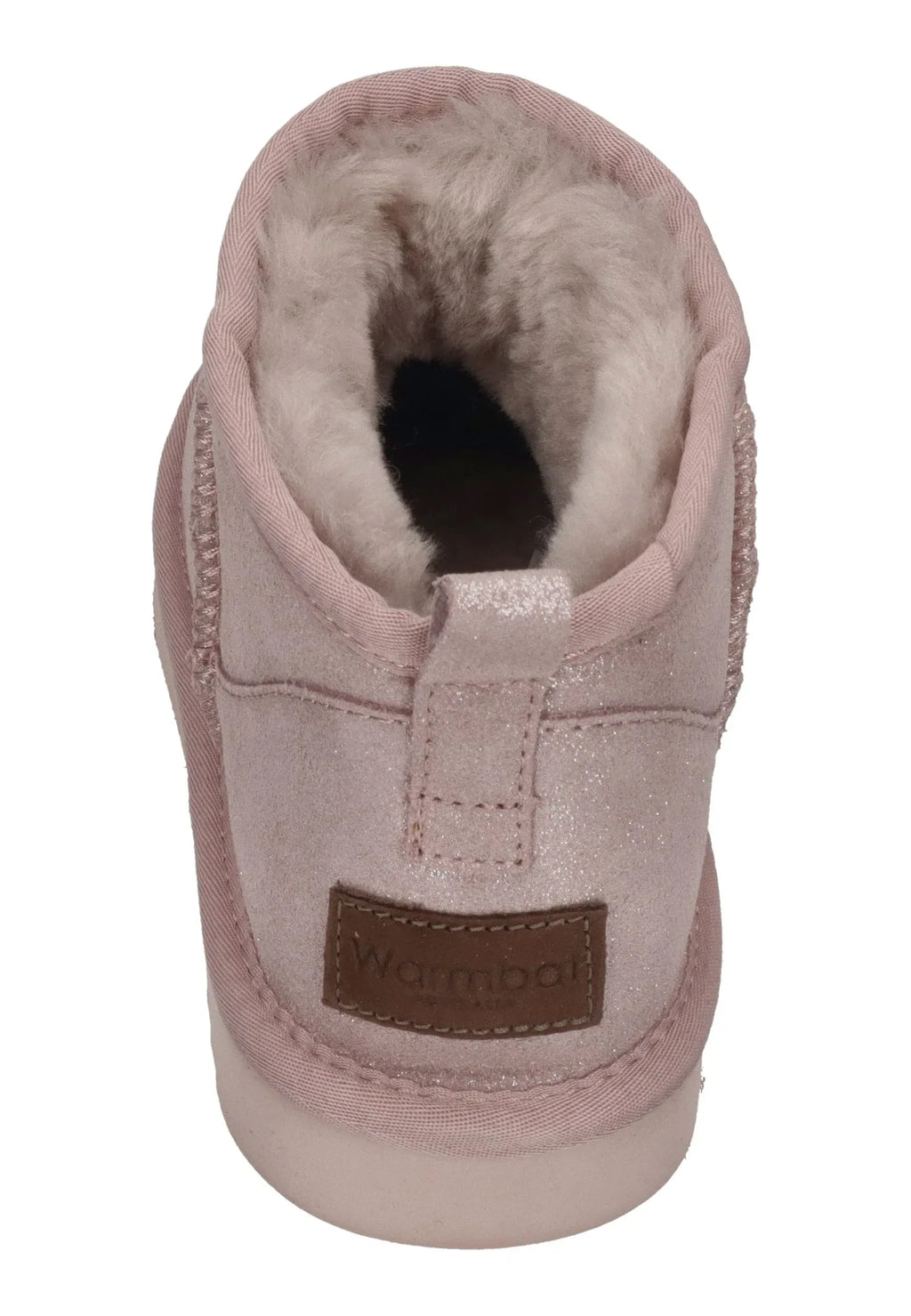 WARMBAT Damenschuhe Schaffell Booties DURACK metalic silver
