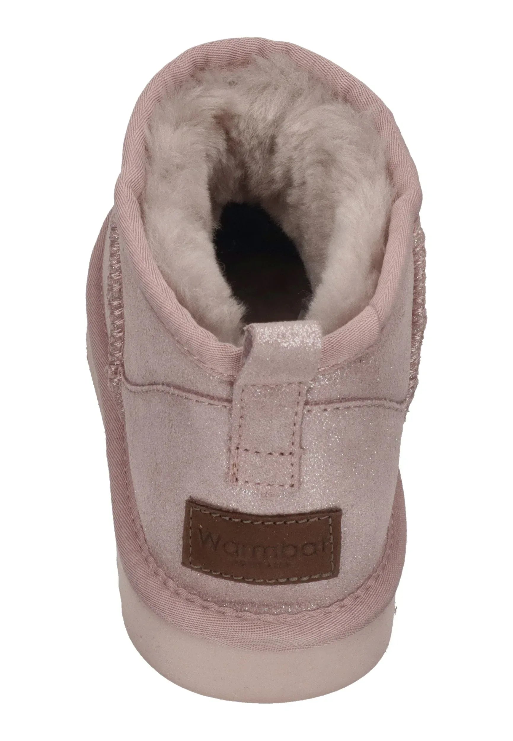 WARMBAT Damenschuhe Schaffell Booties DURACK metalic silver