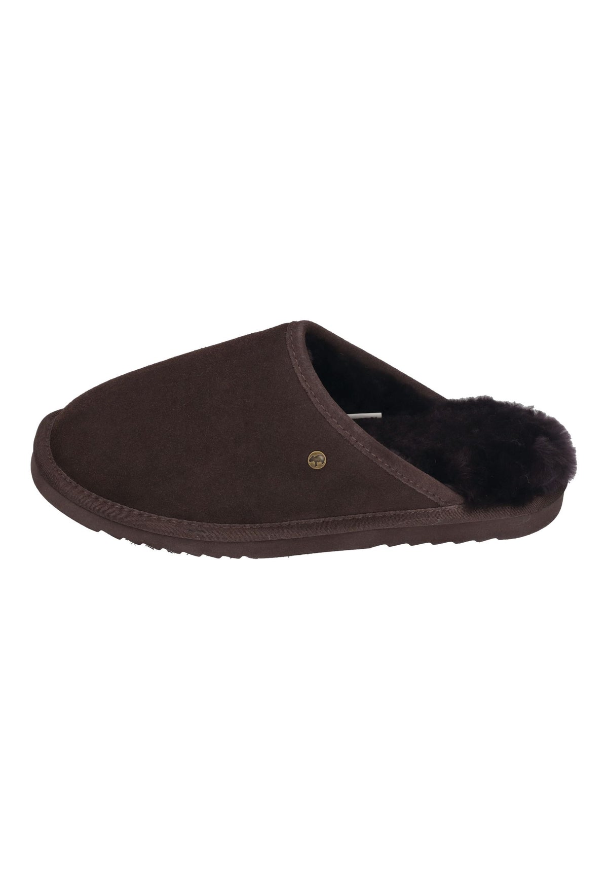 WARMBAT Herren Hausschuhe CLASSIC SUEDE choco