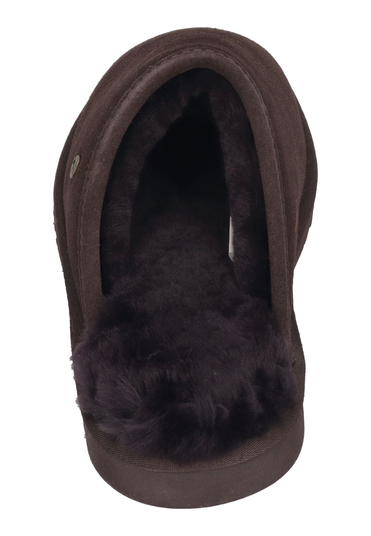 WARMBAT Herren Hausschuhe CLASSIC SUEDE choco