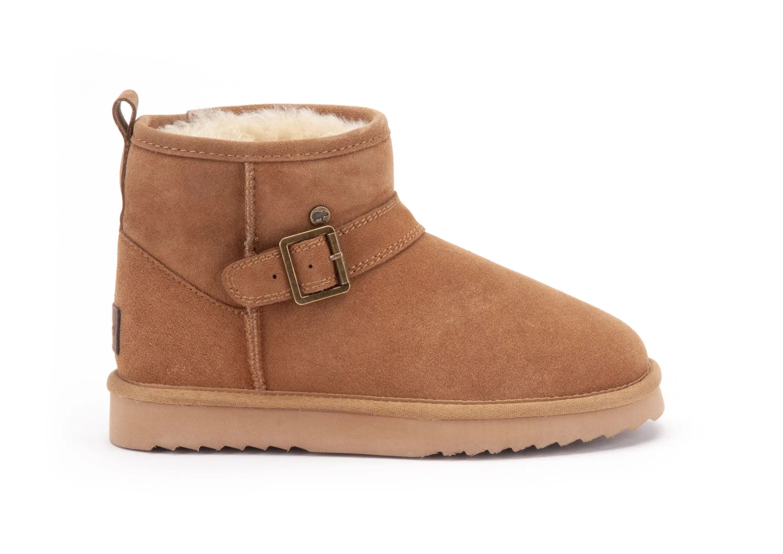 WARMBAT Damenschuhe Schaffell Booties WALLABY BUCKLE cognac – Booties - Braun | shoedealo.shop – Bild 6